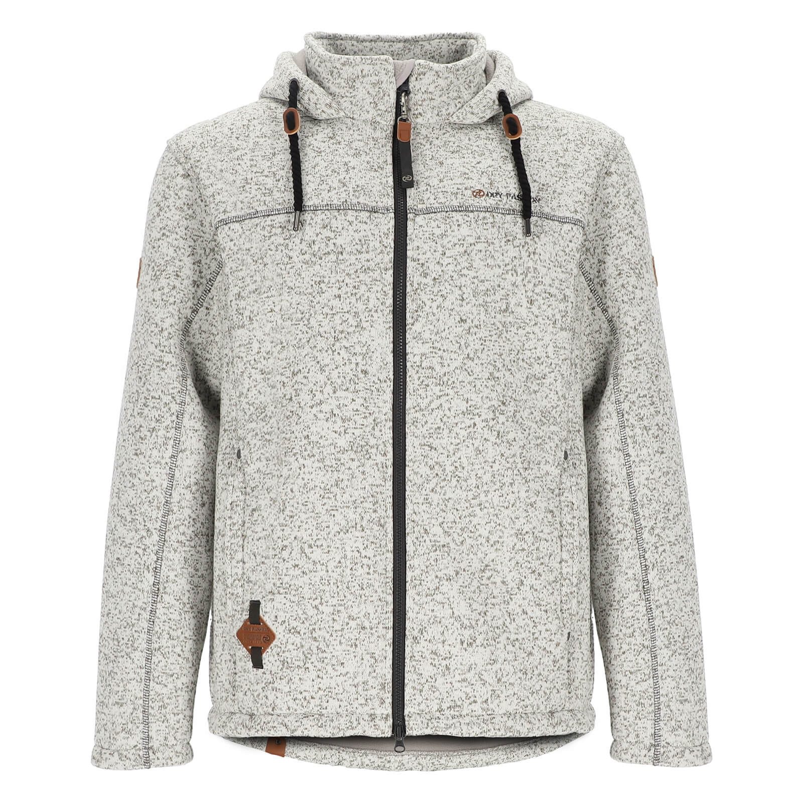 Dry Fashion Fleecejacke Herren Wollfleece-Jacke Helgoland mit Kapuze - Wind günstig online kaufen