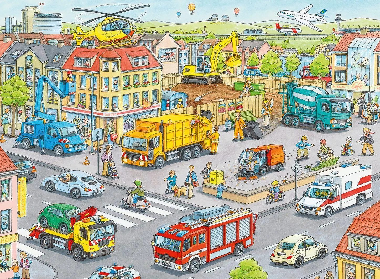 Ravensburger Puzzle Fahrzeuge in der Stadt günstig online kaufen