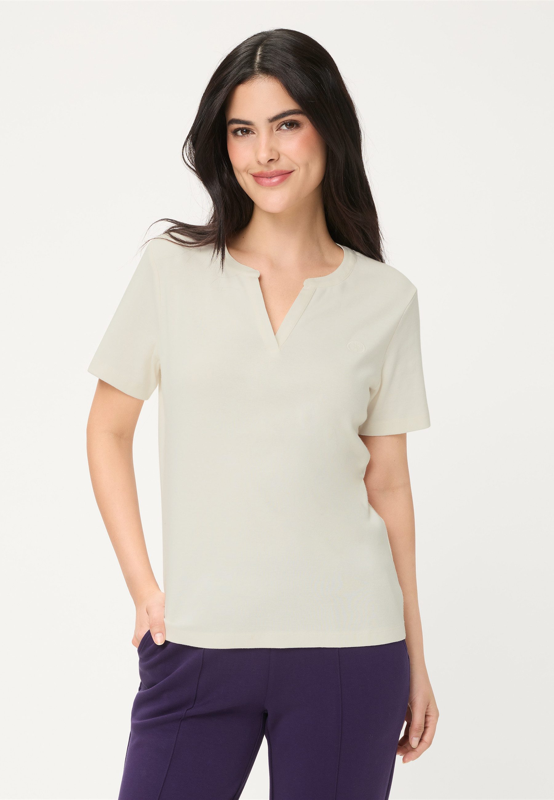 Olsen T-Shirt mit kurzen Ärmeln