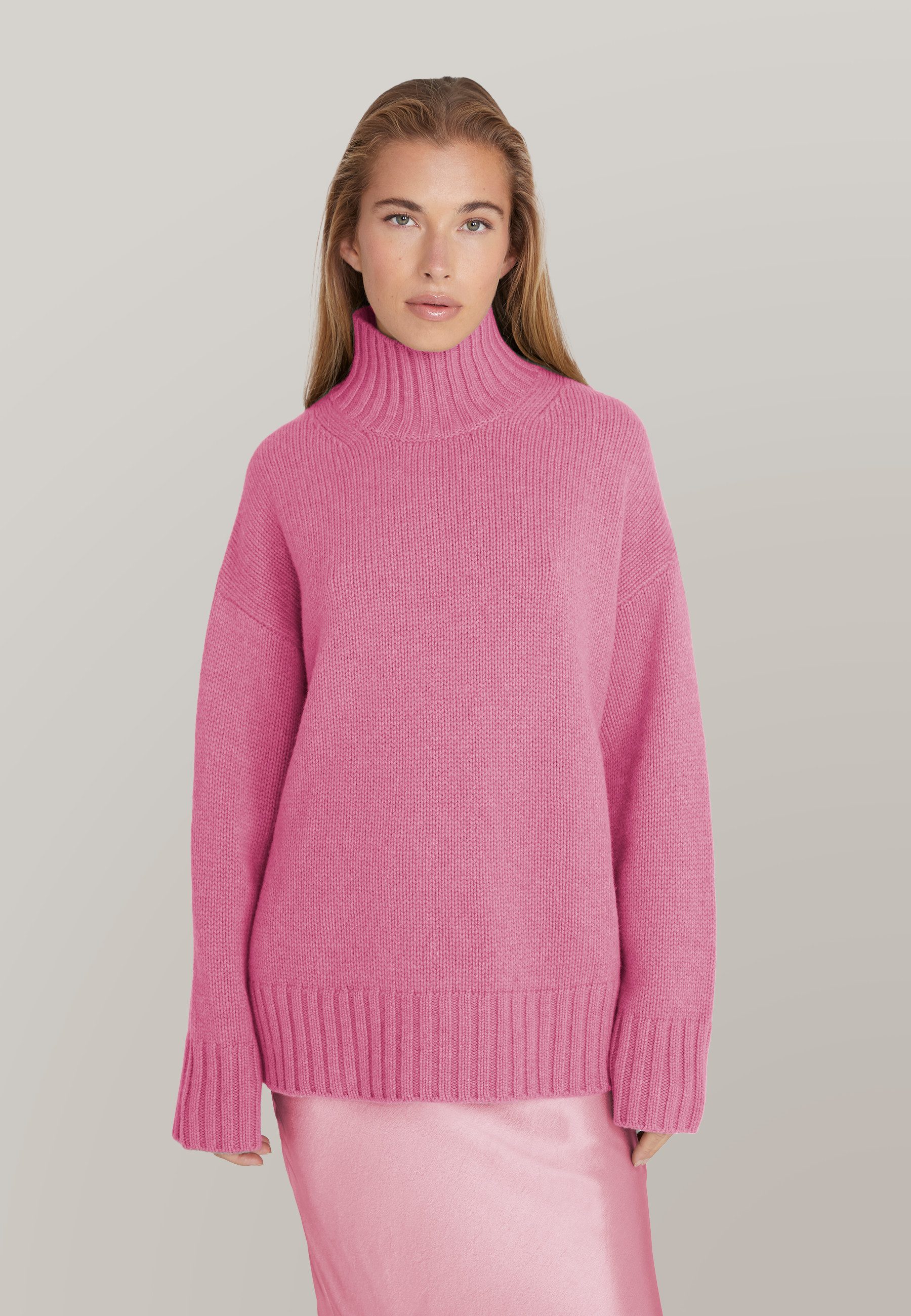 Style Republic Rollkragenpullover Merino-Kaschmir Gemisch OVERSIZED BOXY