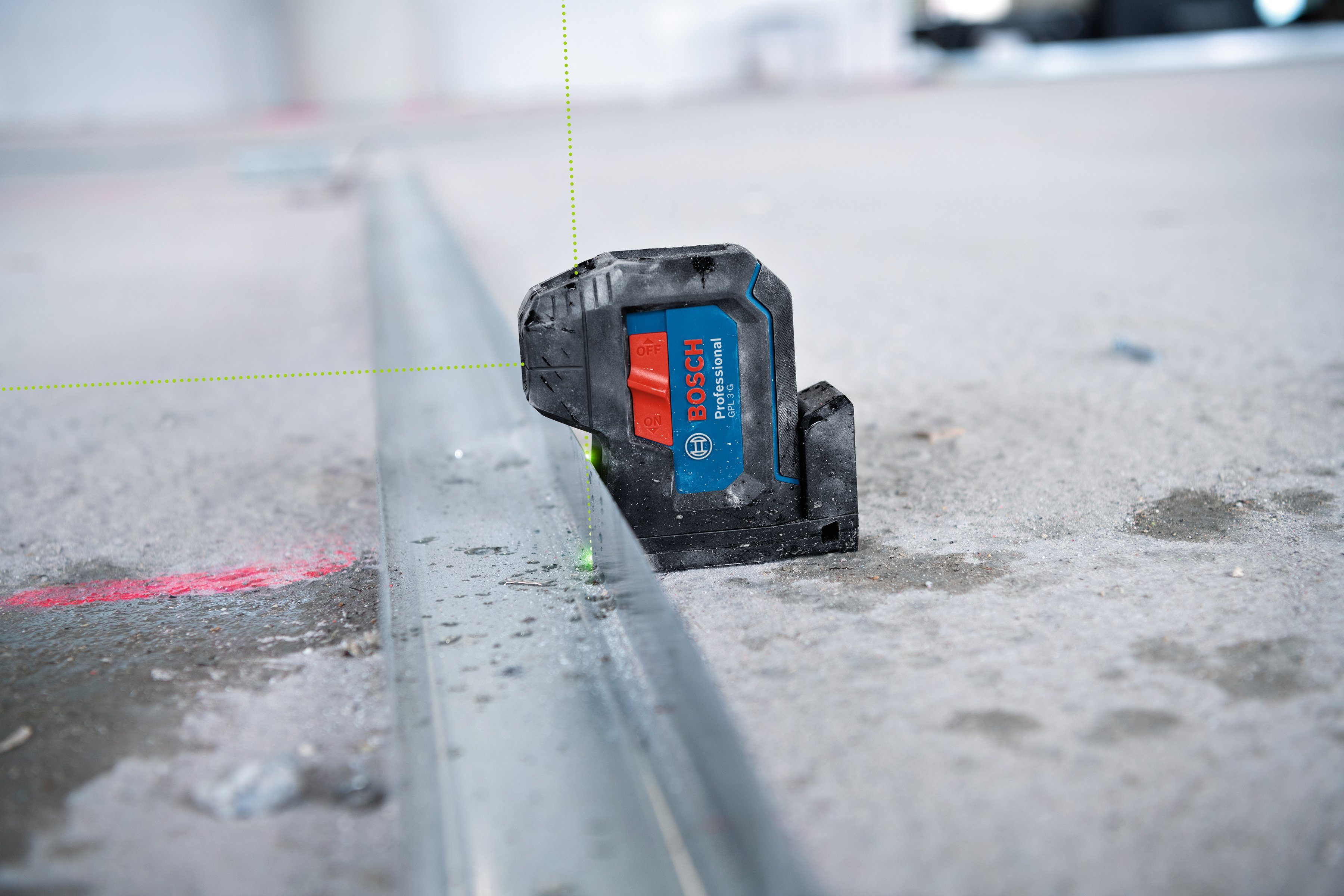 Bosch Professional Punktlaser GPL G Batterien Tasche und 5 Professional, mit