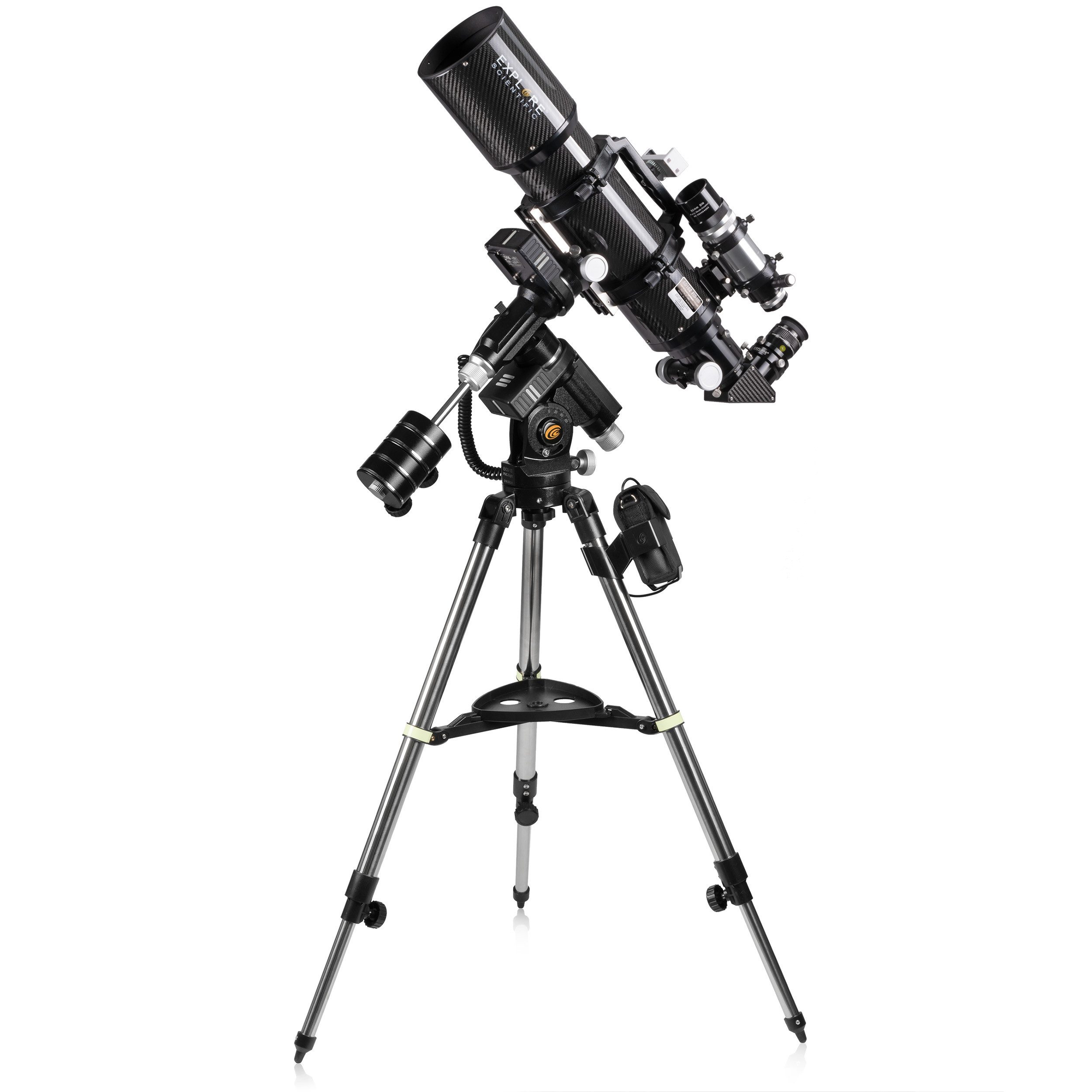 Teleskop EXPLORE SCIENTIFIC ED102 CF-APO iEXOS-100 PMC-Eight GoTo Teleskop-Set