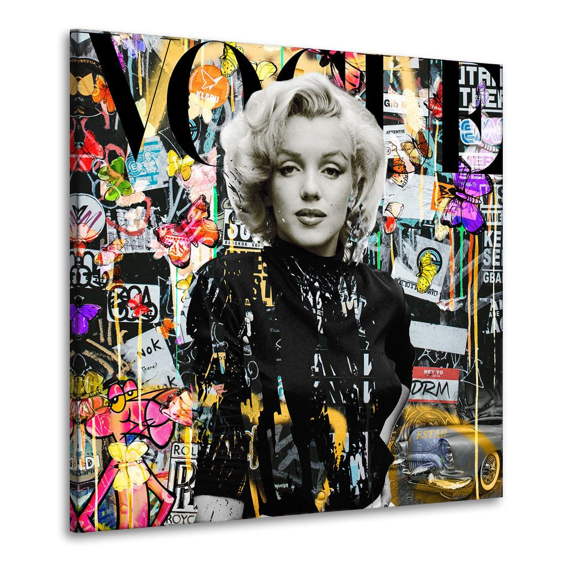 Artedinoi Leinwandbild Pop Art Ikone Leinwandbild günstig online kaufen