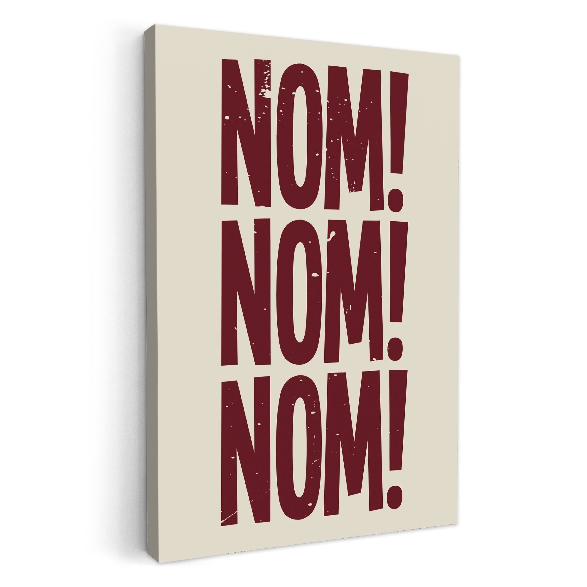 OneMillionCanvasses® Leinwandbild Rot - Weinlese - günstig online kaufen