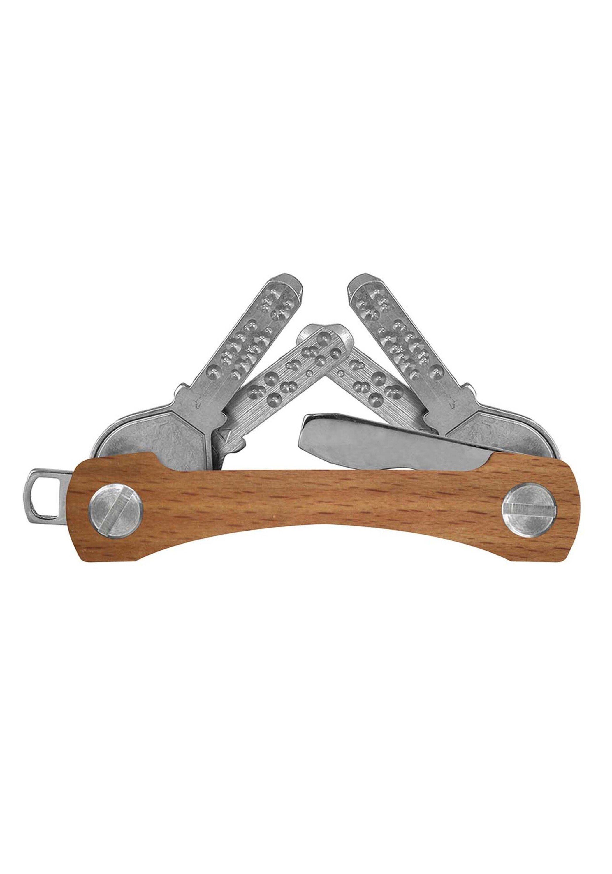 keycabins Schlüsselanhänger Wood S2, made eichefarben SWISS