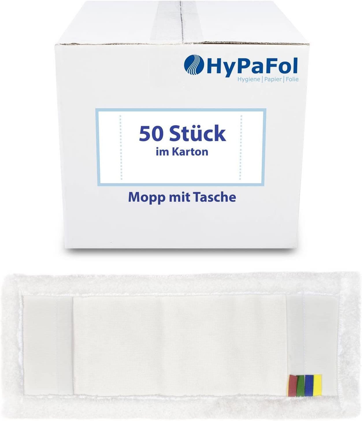 Hypafol Wischmopp / Baumwolle / Mikrofaser/ mit Borsten, 40-50 cm Breite, verschiedene Packs