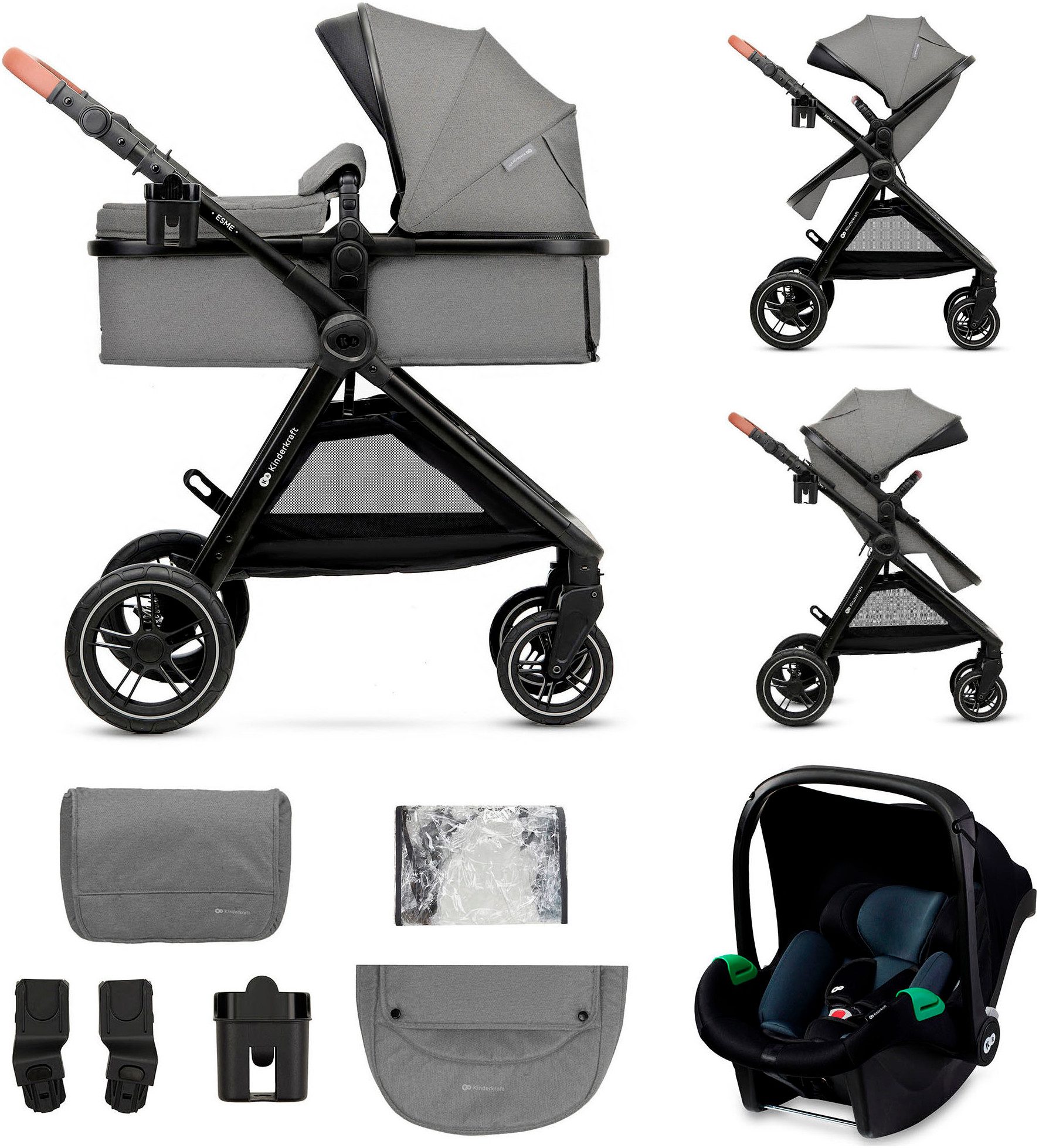 Kombi-Kinderwagen ESME 3IN1