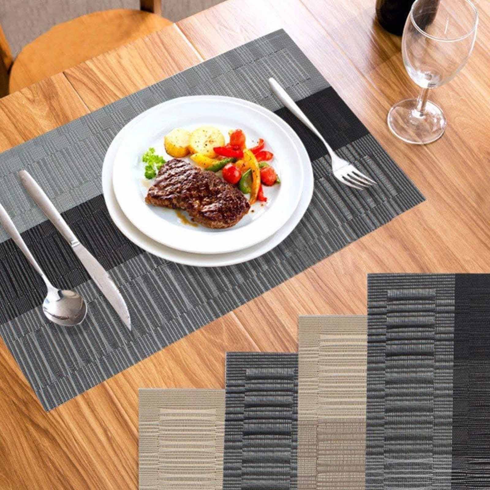 MODFU Platzset 6er Untersetzer doppelseitig Platz-Matten Tischsets, (Hitzeb günstig online kaufen