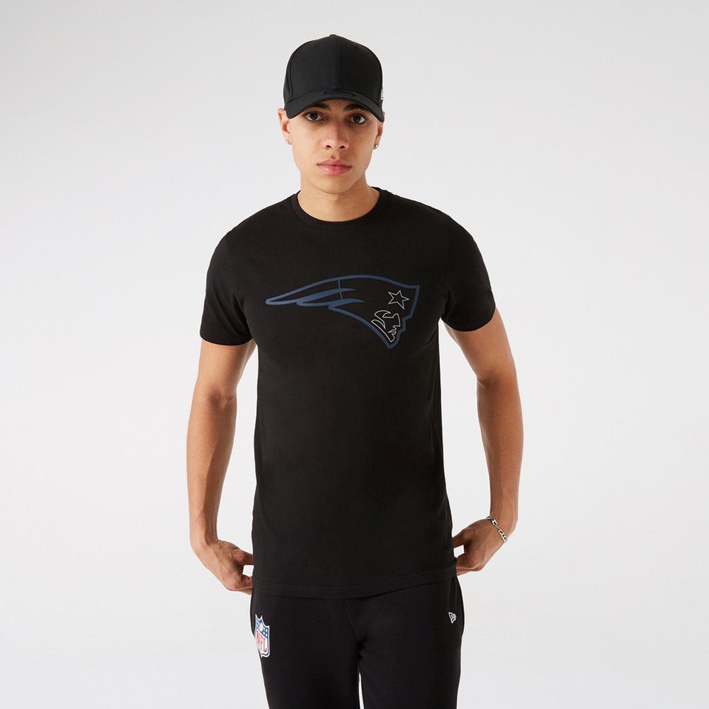 New England Patriots OUTLINE Era NFL New Print-Shirt Football
