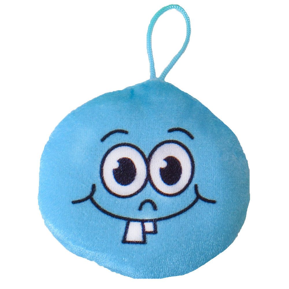 TE-Trend Kuscheltier 6 Stück Mini Kissen Anhänger Gesicht Smiley 10 cm (6-St., Smiley), verschiedene Motive und Farben