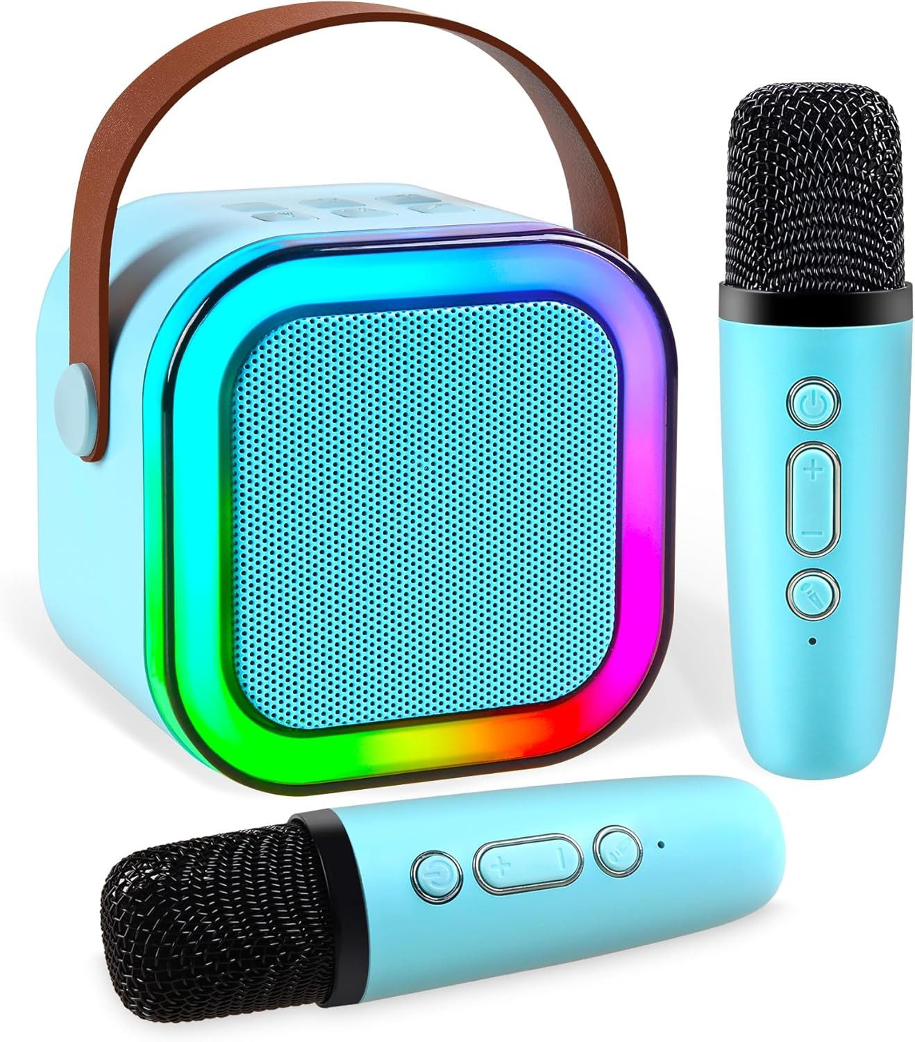 Mini-Karaoke-Maschine für Kinder, tragbarer Bluetooth-Lautsprecher Karaoke-Maschine
