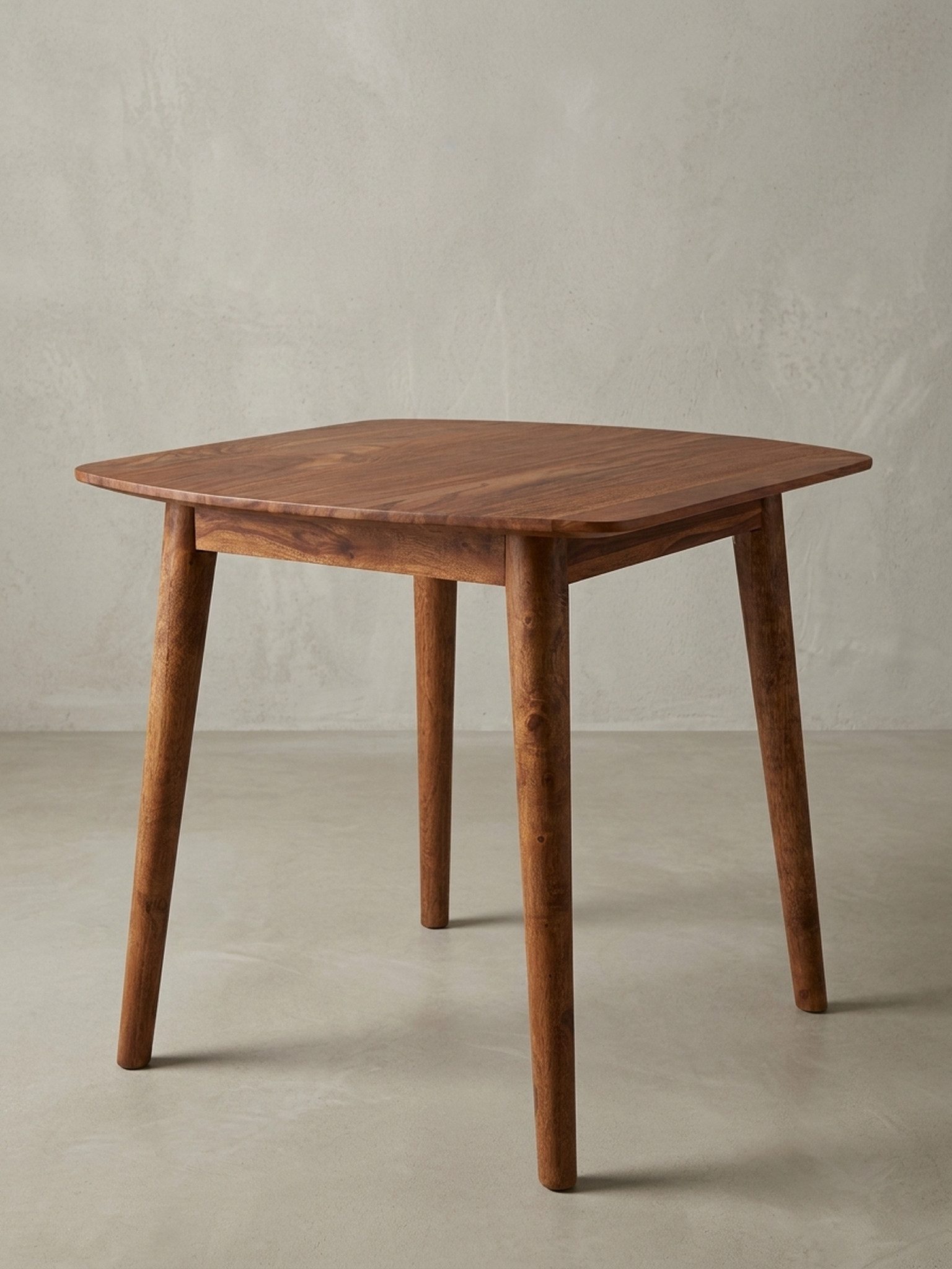 KADIMA DESIGN Esstisch Esszimmertisch 80x78x80 cm Massivholz Tisch Küchentisch Quadratisch (Massives Echt-Holz Modern), Designer Küchentisch Holz, Massivher Holztisch Rustikal, Speisetisch