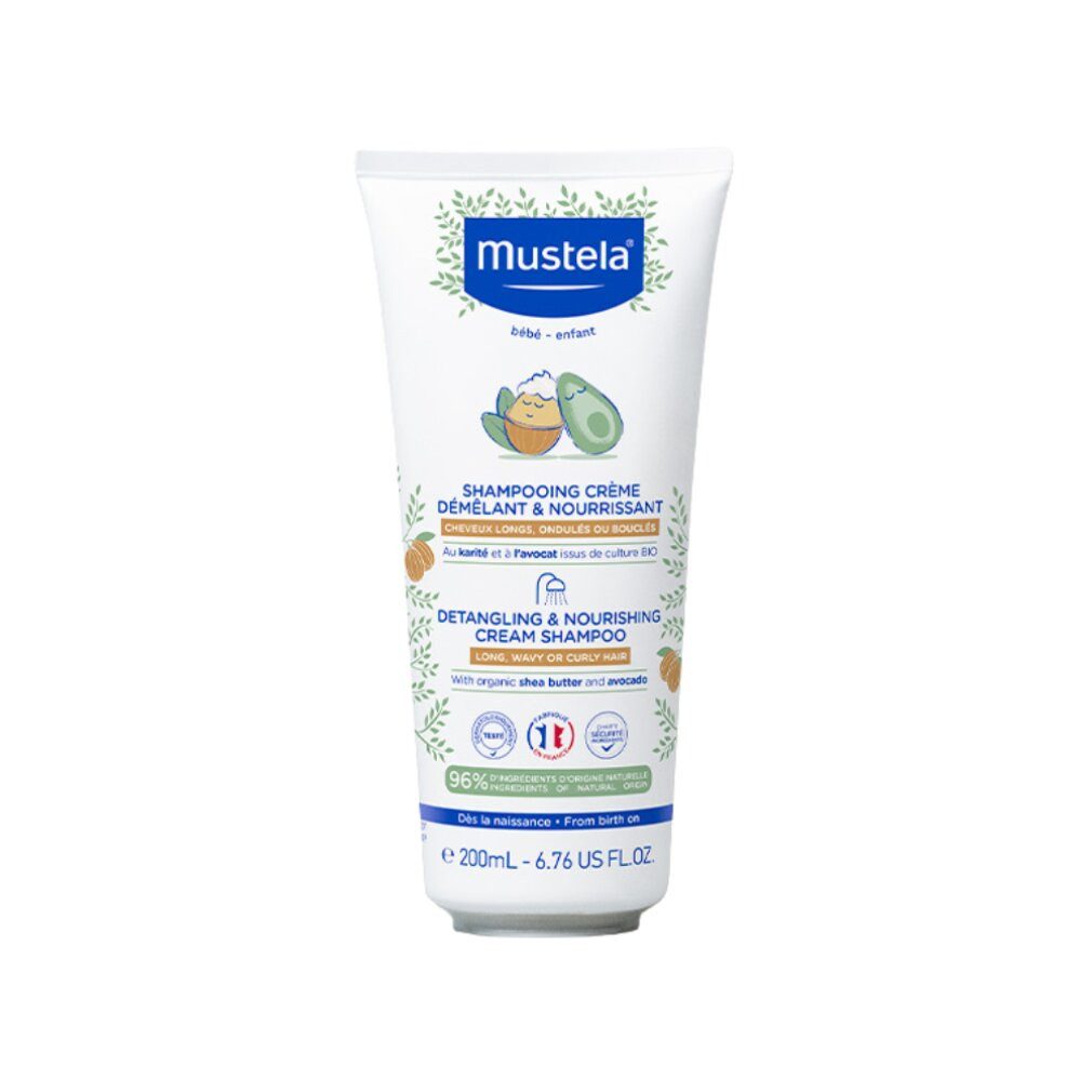 Mustela Haarshampoo Bébé Entwirrendes & pflegendes Creme-Shampoo