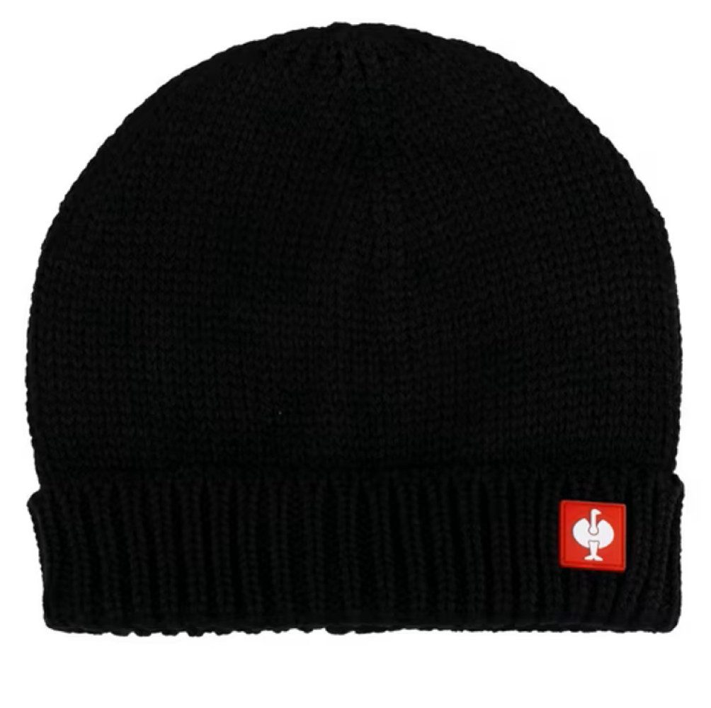 Engelbert Strauss Fellimitatmützen Beanie Logo e.s.roughthough, Farbe:schwarz, Größe:one-Size