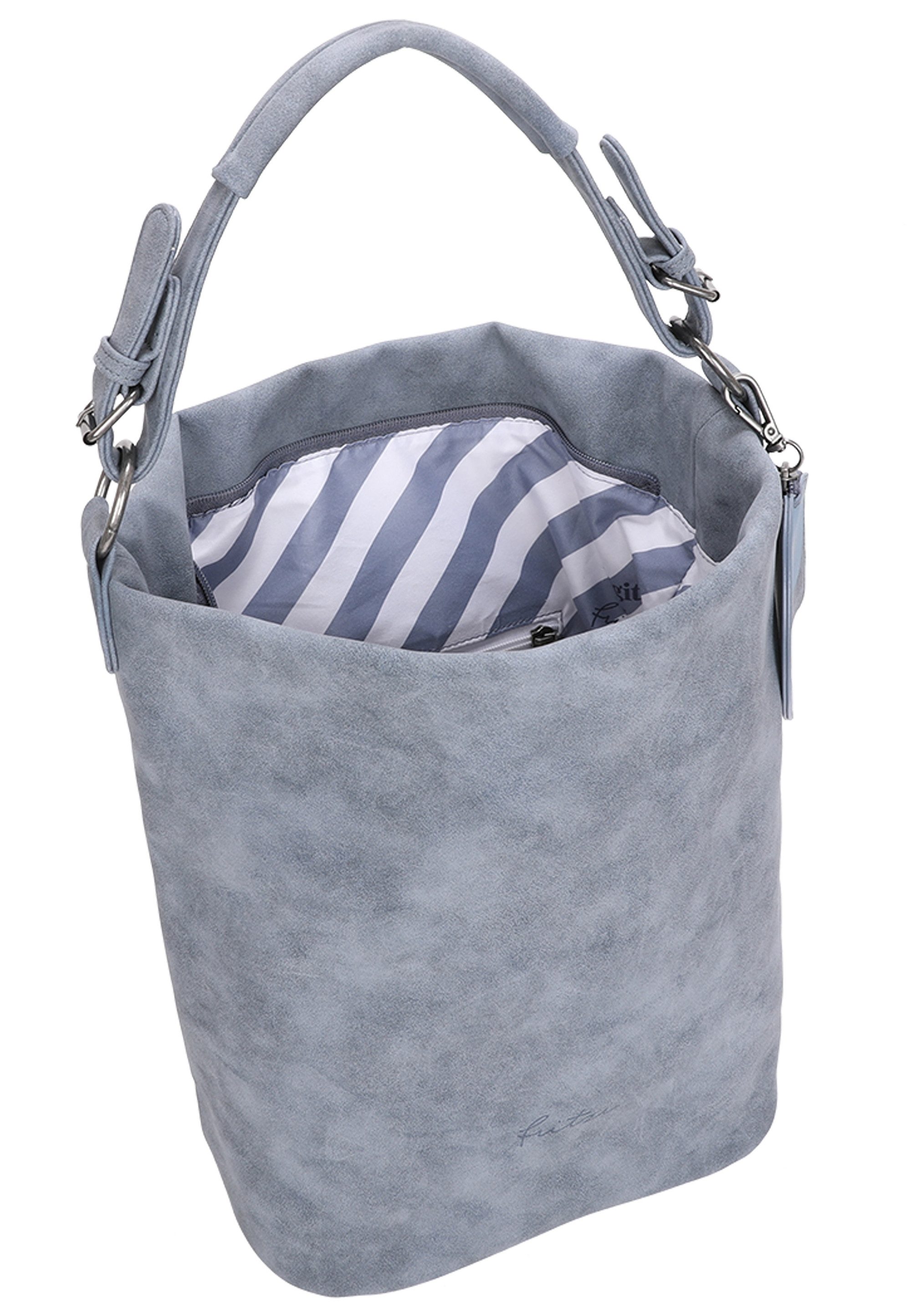 Fritzi aus Preußen Schultertasche Brigitte x fritzi Special Hobo01, mit abnehmbarem Anhänger