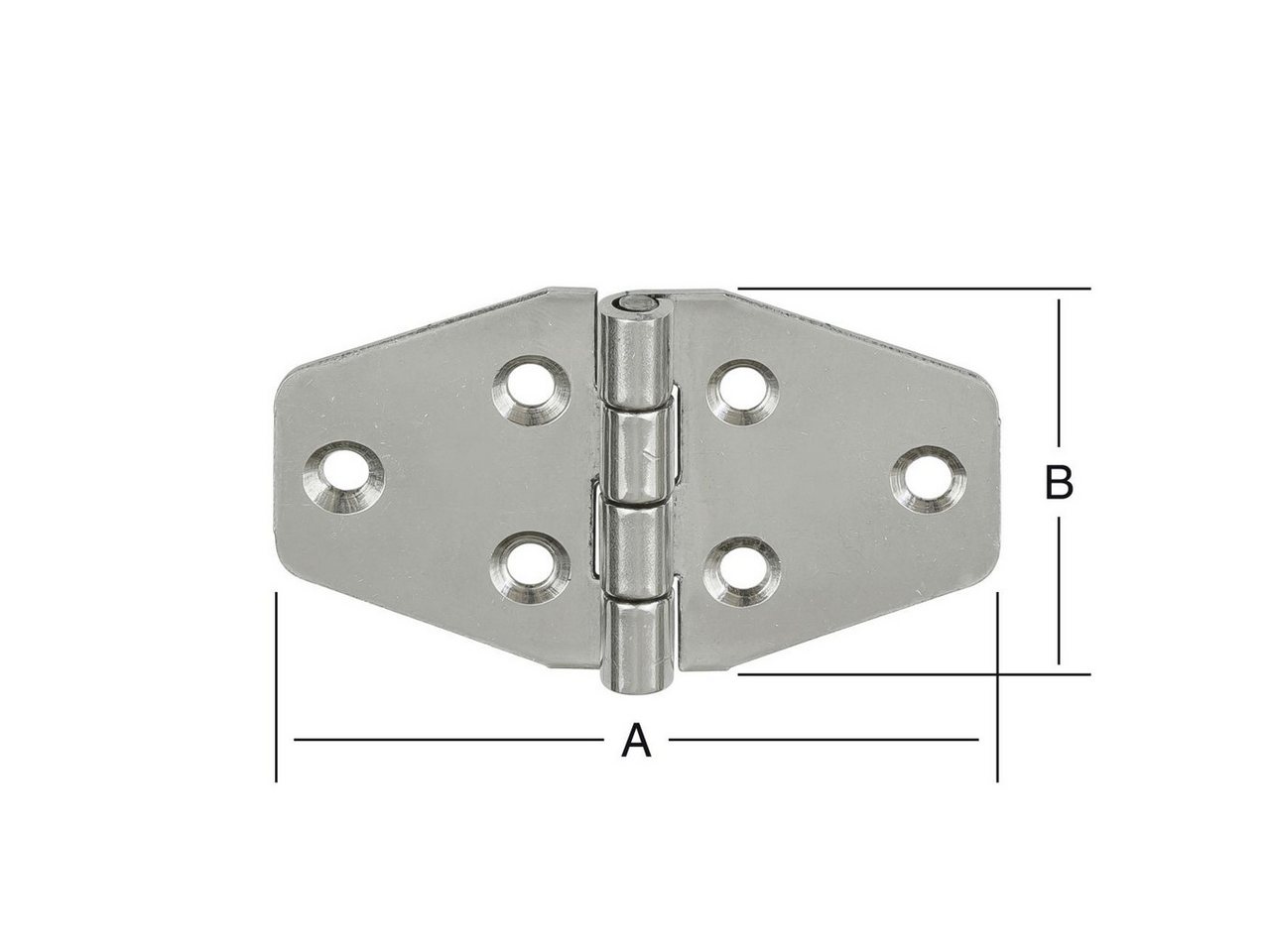 Thumbnail - Vormann Winkelverbinder Vormann Edelstahlbänder 70 x 40 mm