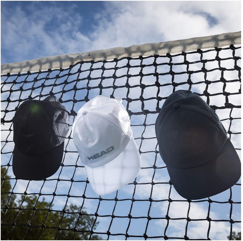 Head Baseball Cap Tennis Performance 2024 (Polyester, Klettverschluss) schwarz