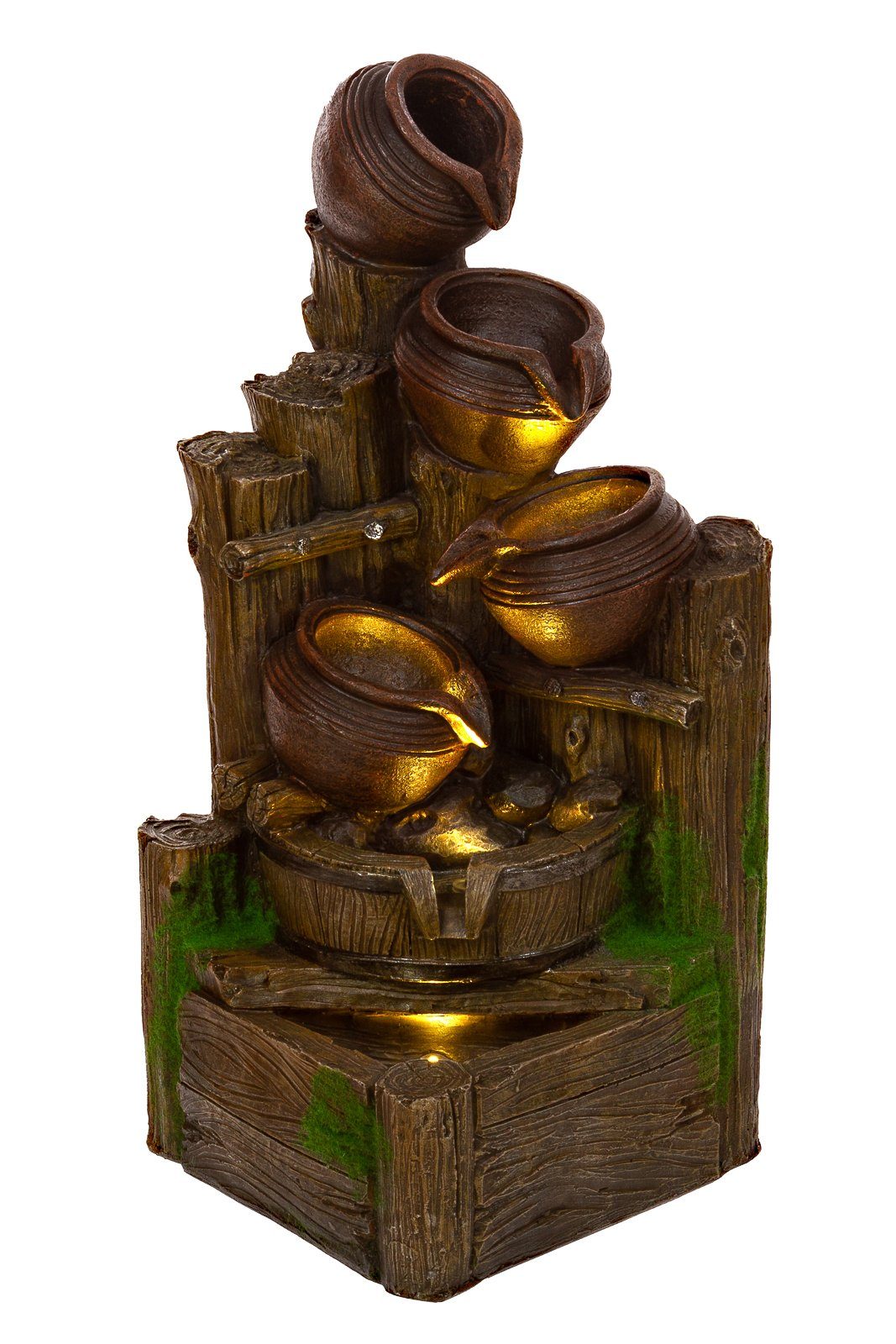 BIRENDY Dekofigur Zimmerbrunnen mit LED, 55cm günstig online kaufen