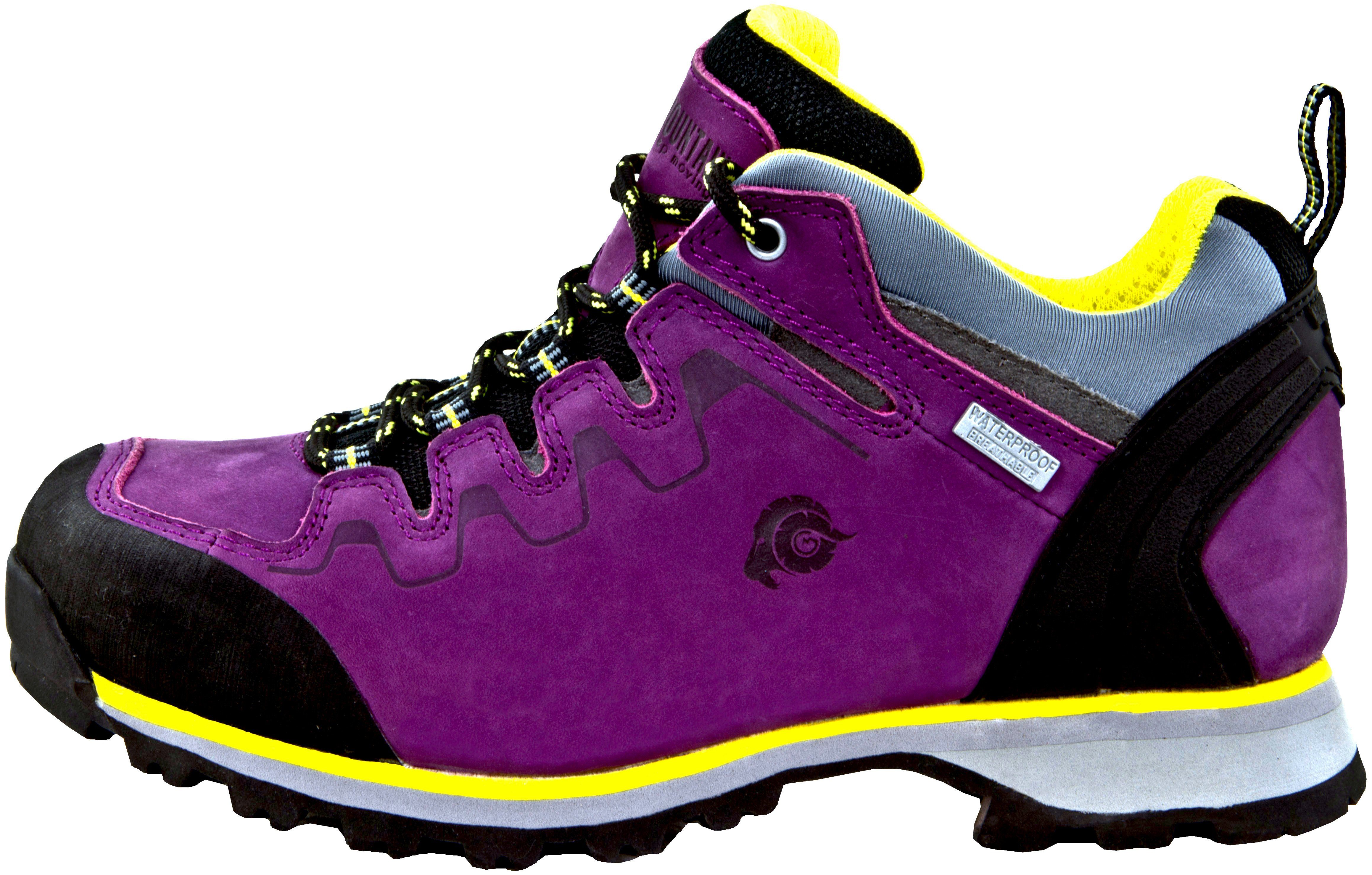 GUGGEN Mountain Wanderschuh PT024 Damenwanderschuh Wanderschuhe Trekkingschuhe Wanderschuh Wasserdicht Membrane; Verstärkte Schuhspitze mit Gummikappe