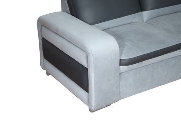 JVmoebel Sofa Weißes modernes Ecksofa Polstermöbel Couch Luxus Neu, Made in Europe