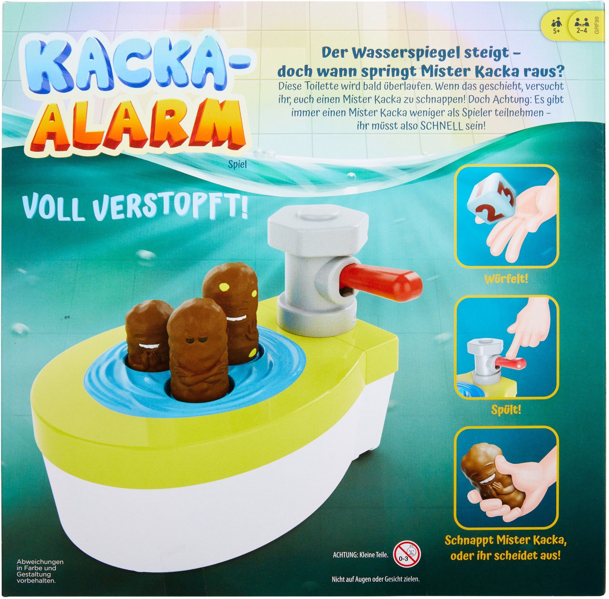 Voll verstopft! Mattel games Kacka-Alarm Spiel,