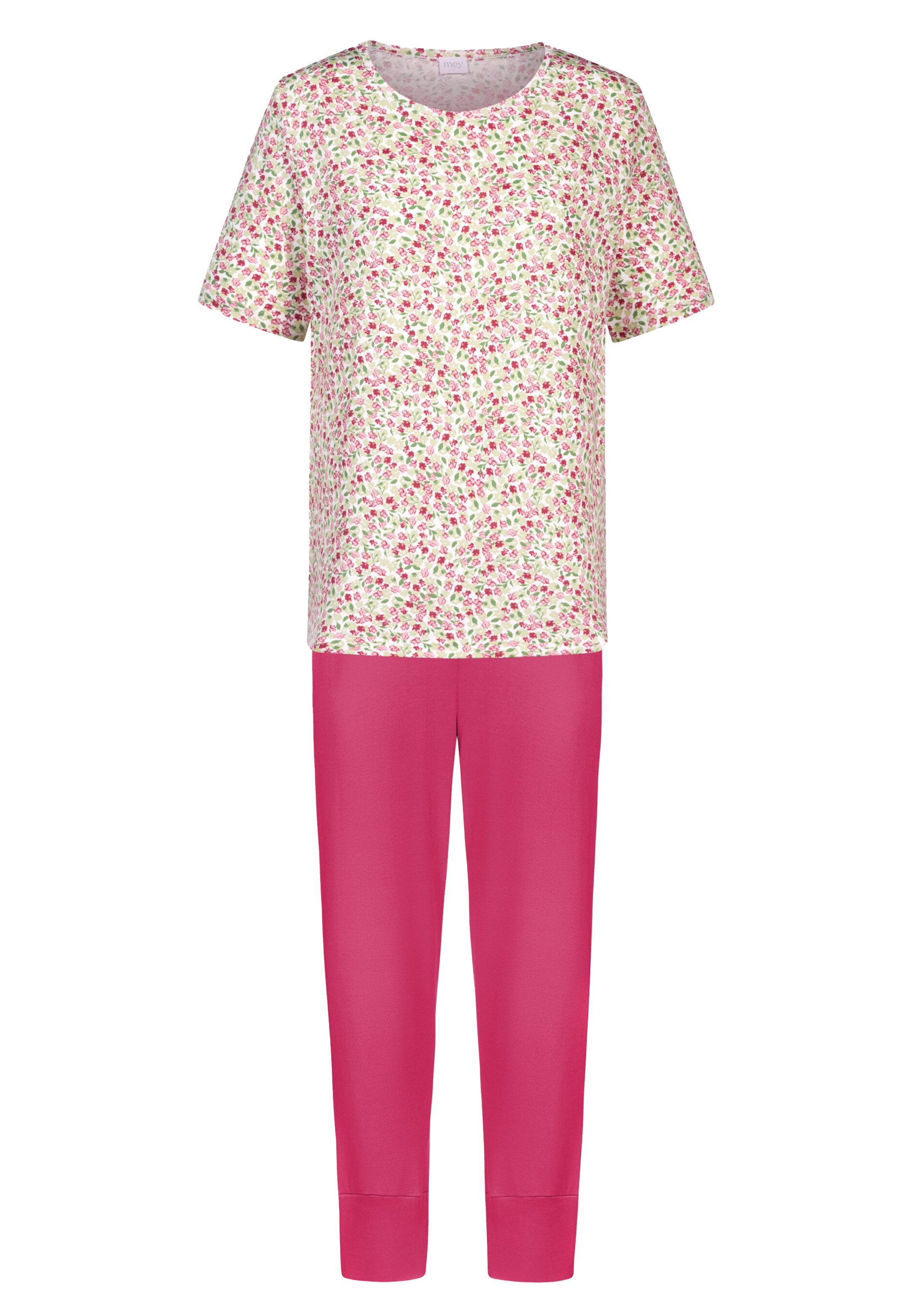 Mey Pyjama Petites Fleurs (Set, 2 tlg) Schlafanzug - Baumwolle - Atmungsakt günstig online kaufen