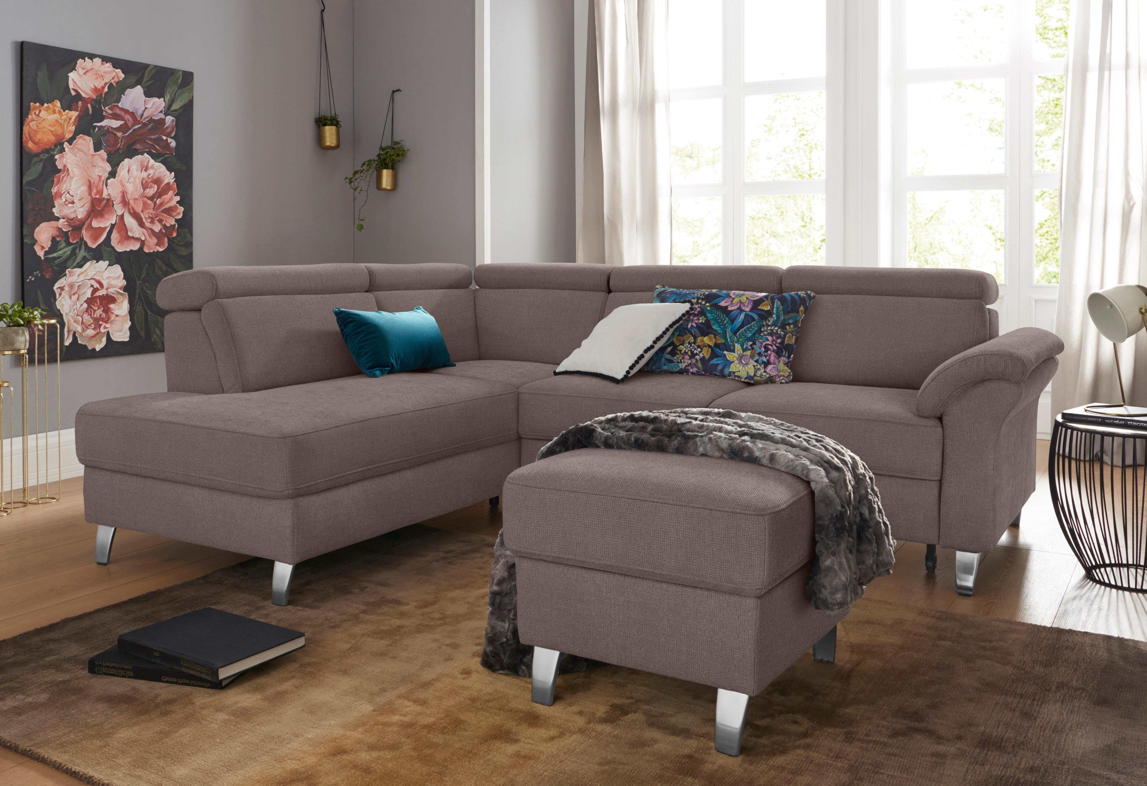 sit&more Ecksofa Arngast L-Form, inklusive Kopfteilverstellung günstig online kaufen