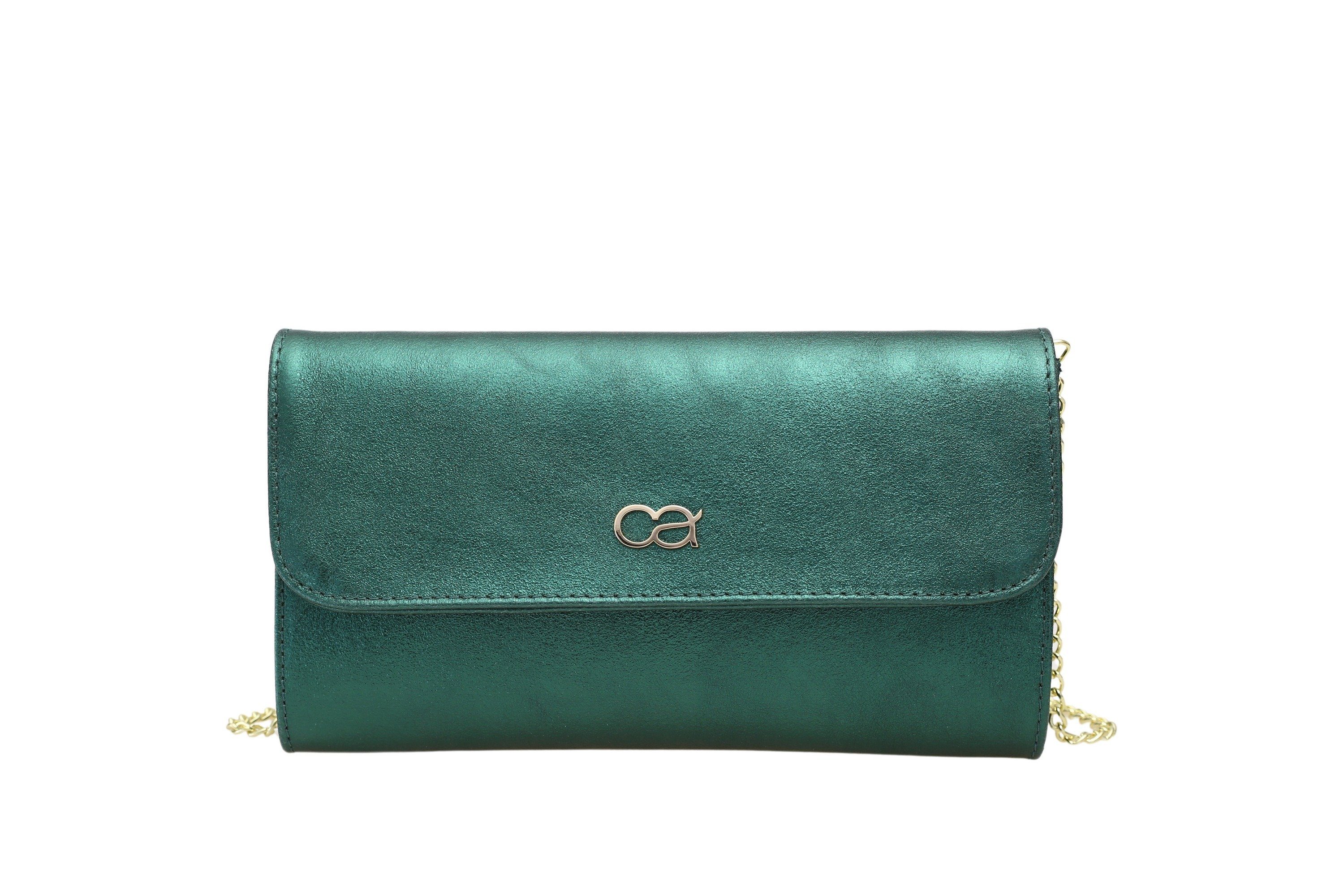 COLLEZIONE ALESSANDRO Clutch Eleganz, aus Leder, mit separaten Fächern