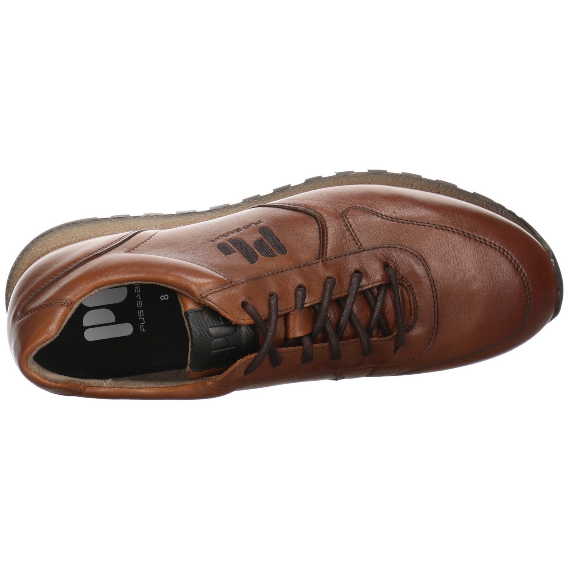 Pius Gabor Halbschuhe (cognac) Braun Sport Sneaker Schuhe Sneaker Glattleder Herren Schnürschuh