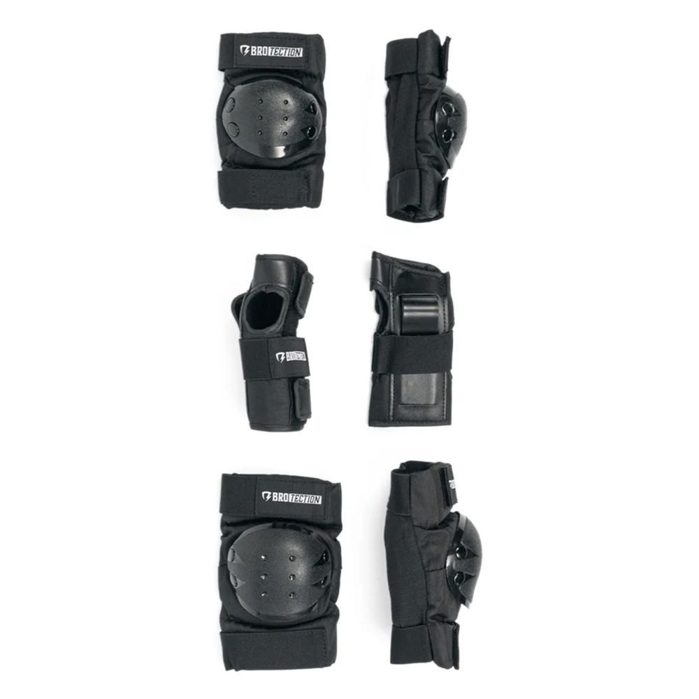 BroTection Protektoren-Set Basic Protection (mit Ellenbogenschonern, mit Knieschonern, mit Handgelenkschonern)