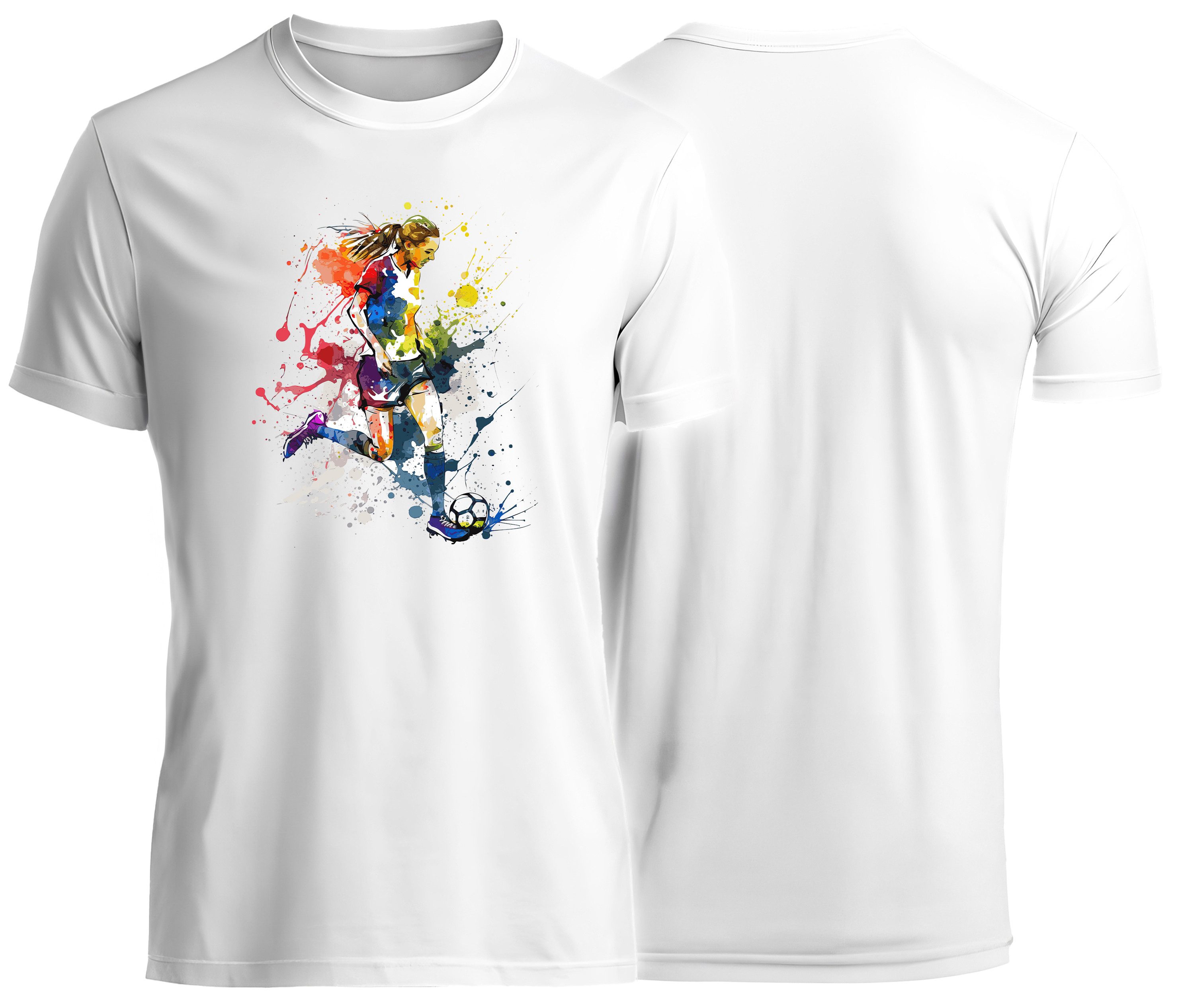 T-Shirt Fussball print shirt