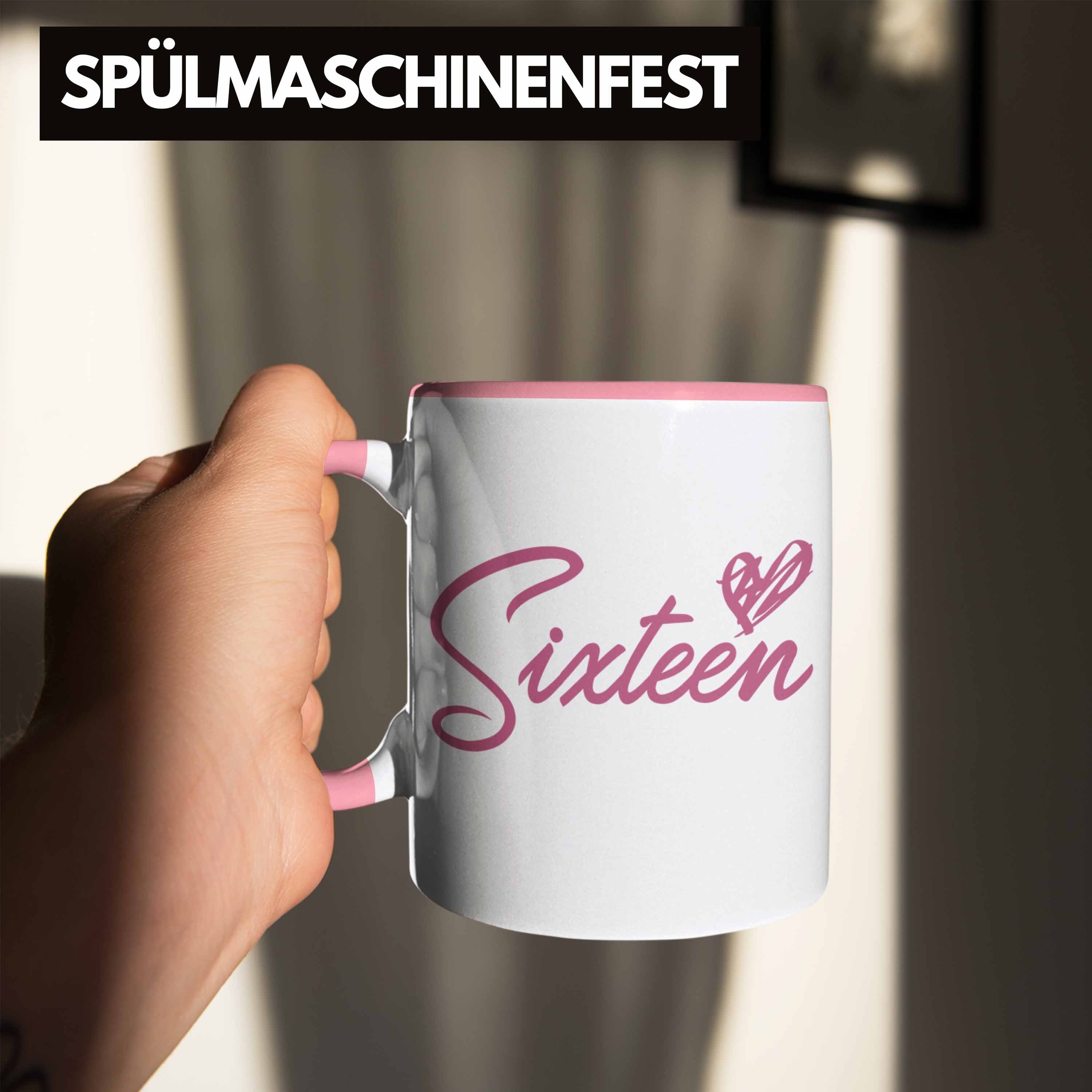 Trendation Tasse Trendation - 16. Geburtstag Tasse Geschenk Mädchen Geschenkidee Lustig Spruch 16 Geschenke Geschenkideen zum 16 Bday 16er Witzig – Bild 4 von 5