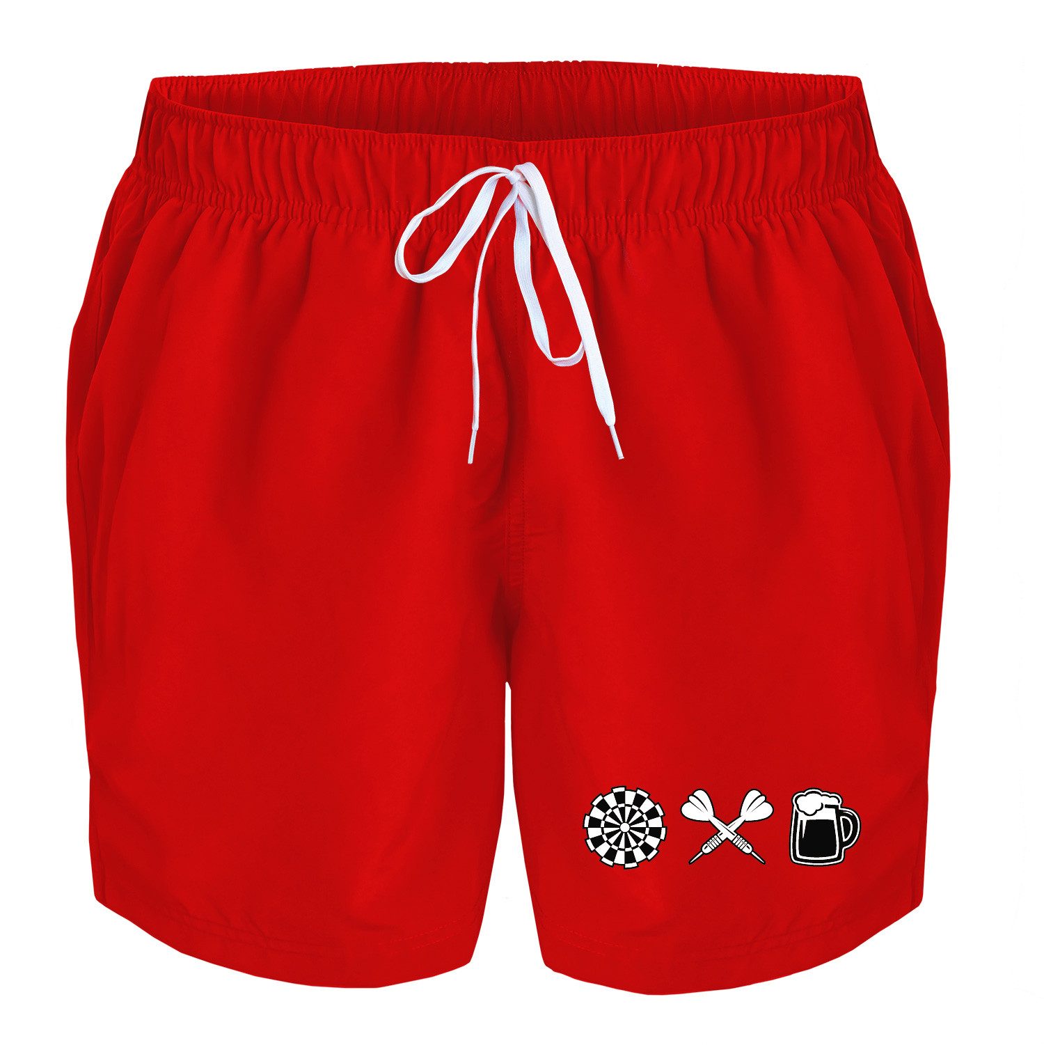 deinshirt Badehose Schwimmshorts Darts und Bier günstig online kaufen