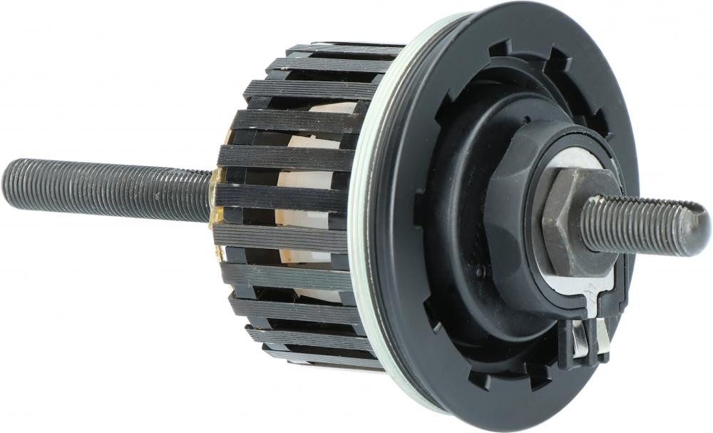 Shimano Hinterradnabe SHIMANO Dynamoeinheit 140 mm DH-C6000-1R-NT Schwarz - 140 mm, 6000-1