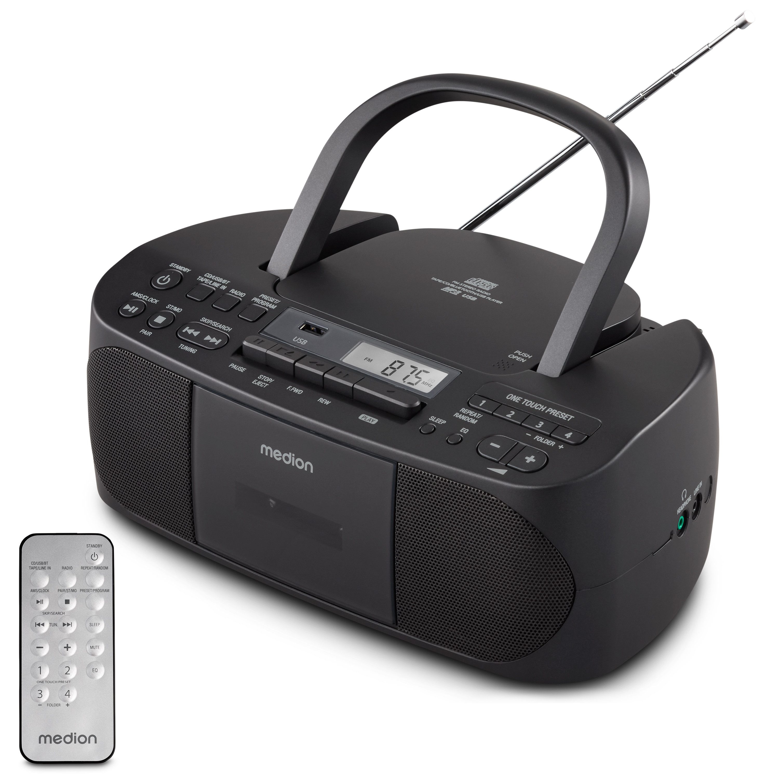Medion® Radio (MW / UKW mit RDS, AM- / FM- Tuner, 3 W)