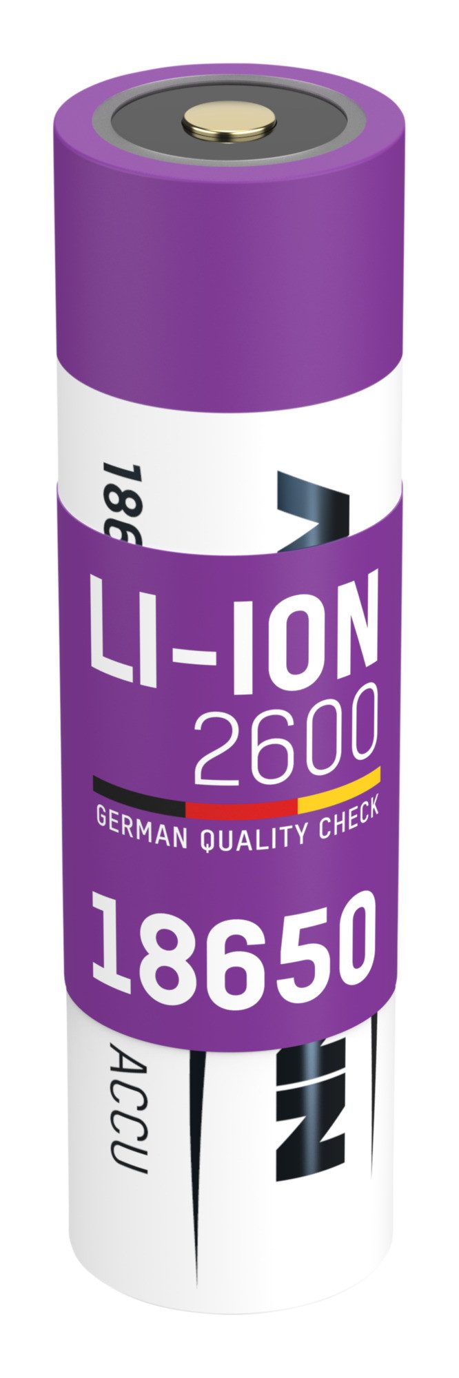 ANSMANN AG 18650 Li-Ion Akku (3.6V, 2600 mAh) mit Safetyboard, Taschenlampe etc. Akku 2600 mAh (3.6 V)