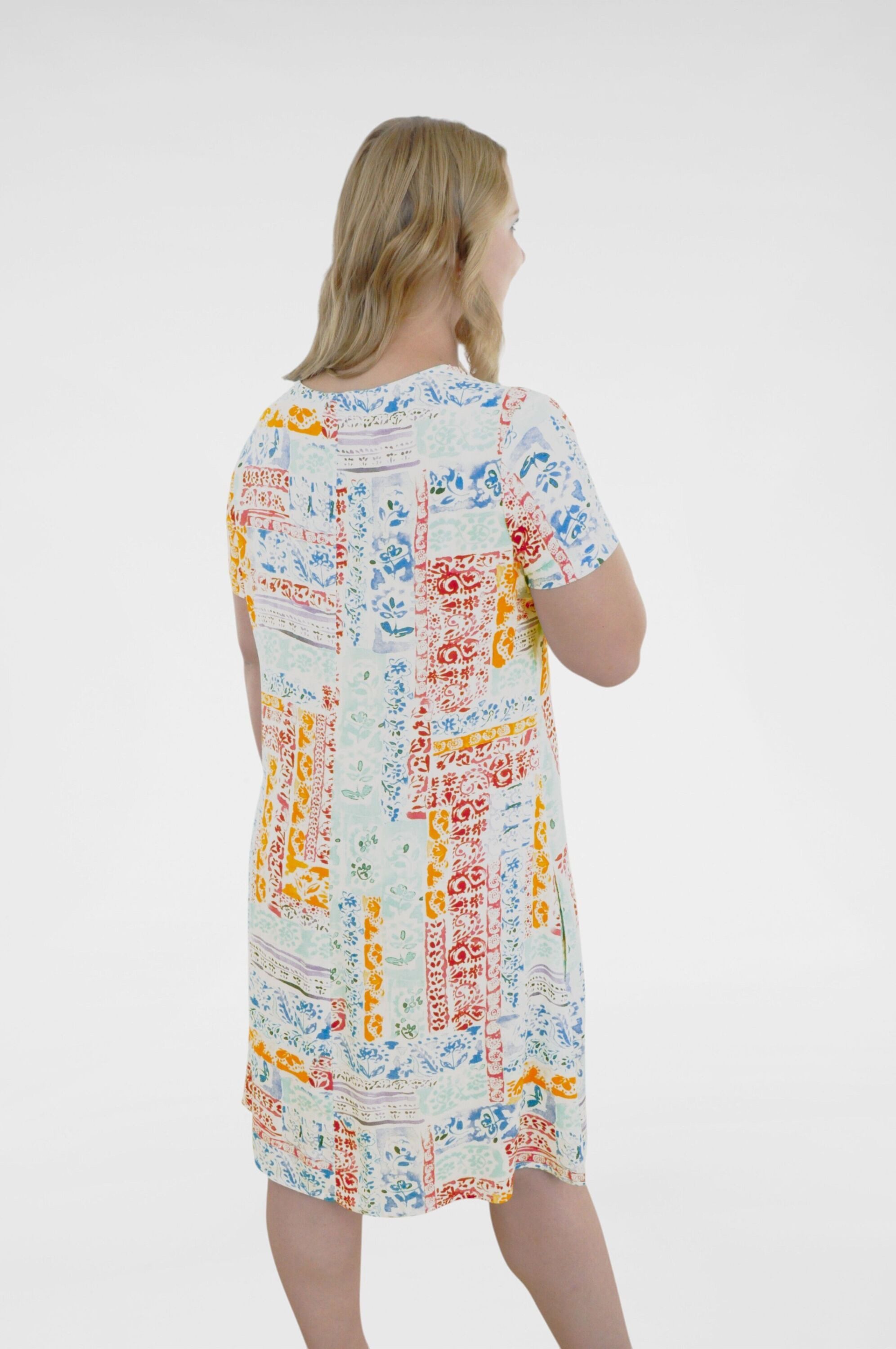 NAVIGAZIONE A-Linien-Kleid (1-tlg) Graphischer Druck