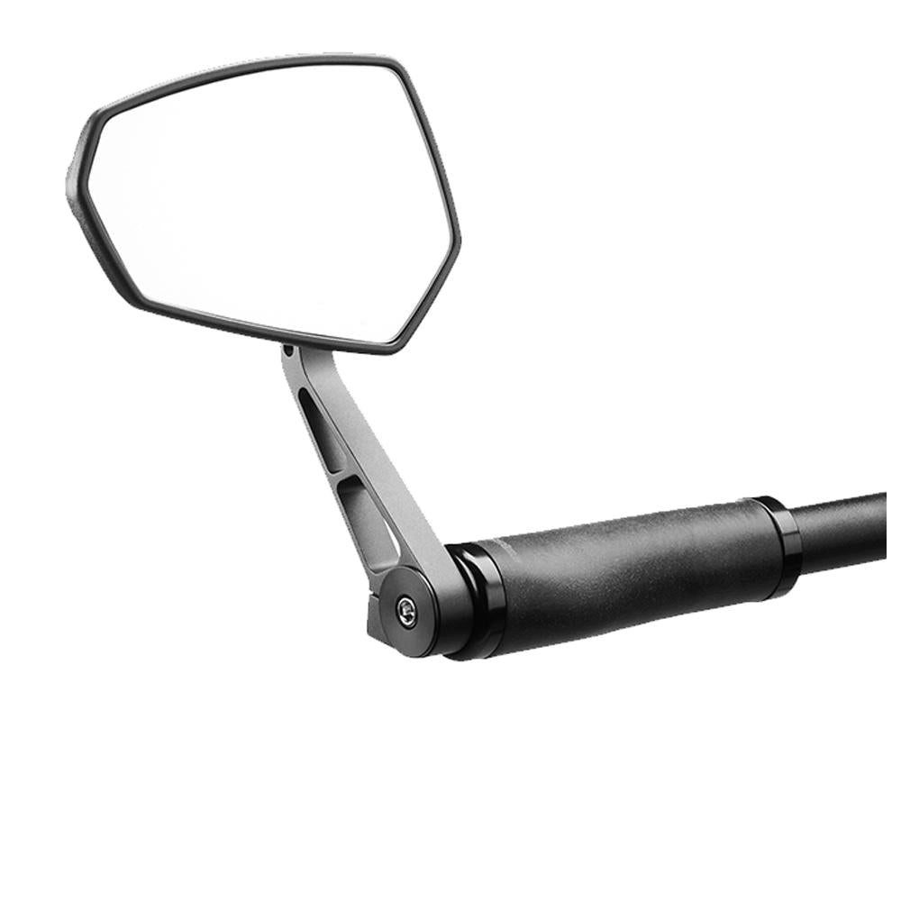 Ergotec Fahrradspiegel Ergotec Spiegel M77 Alu/Kunststoff schwarz, kurzarm für E-Bike 45km/H