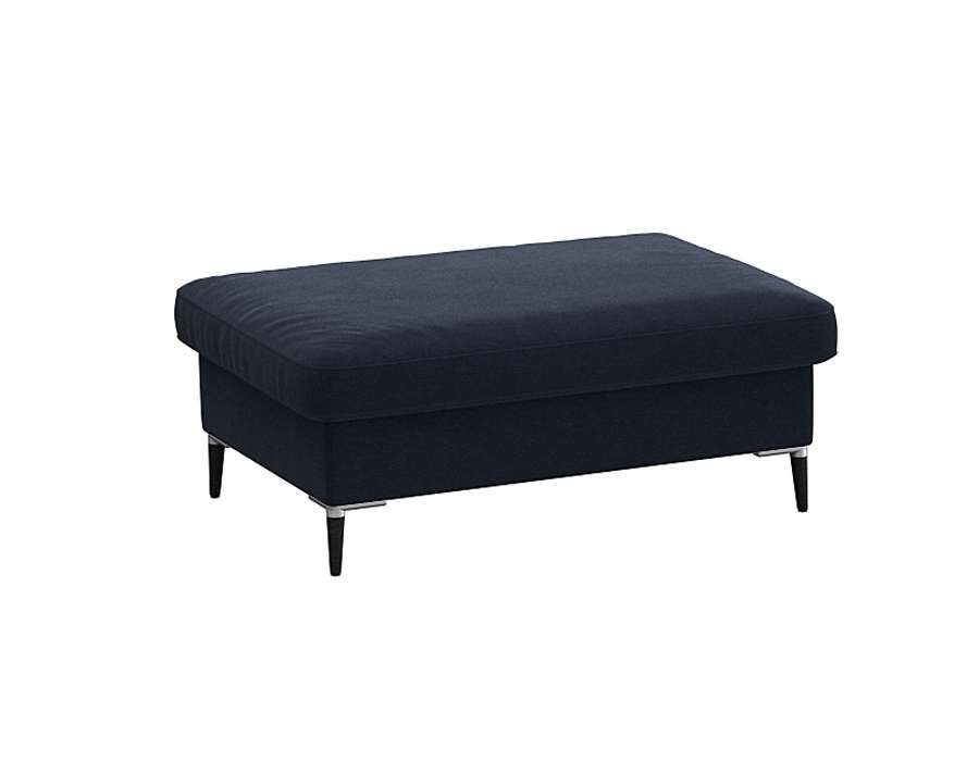 FLEXLUX Pouf Fiore, Kaltschaum, Füße Alu+schwarz