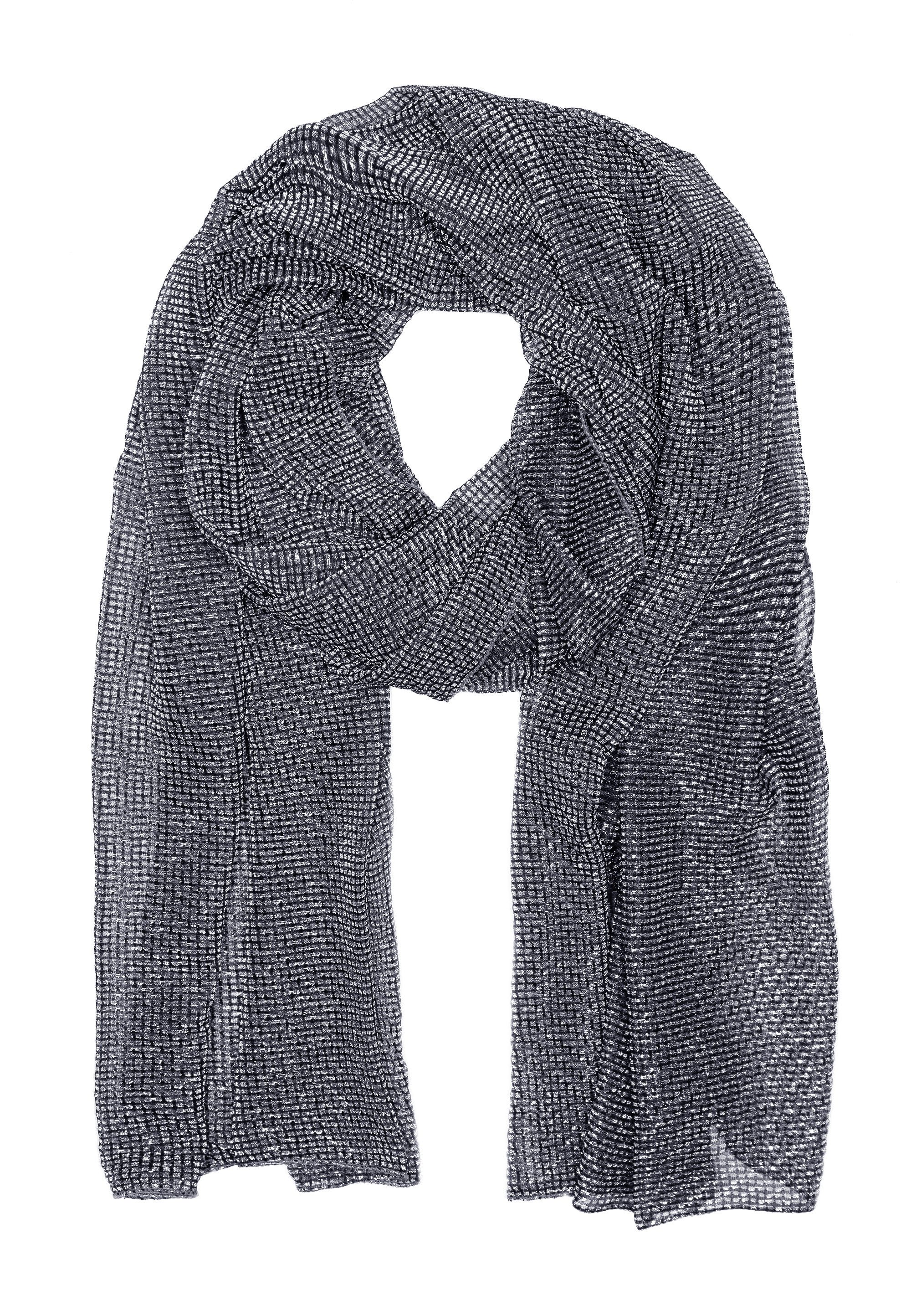 Cassandra Accessoires Schal "Letizia", festliches Schultertuch, mit metalli günstig online kaufen