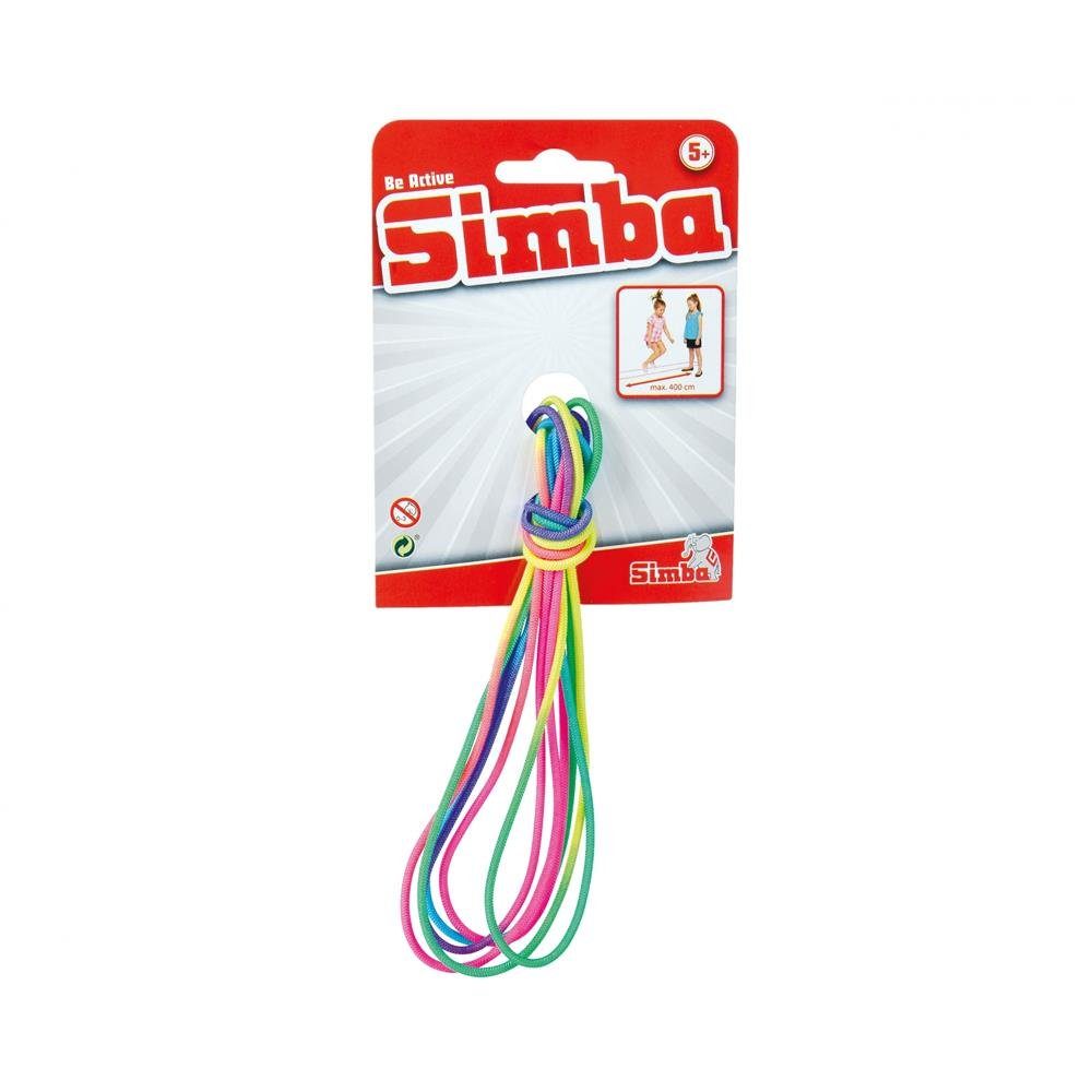 Hüpfspiel Hüpfgummi SIMBA Spielzeug-Gartenset m mehrfarbig Gummi-Twist, 400