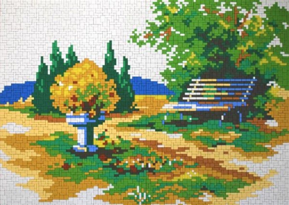 Stick it Steckpuzzle Einladung zum Verweilen, 5000 Puzzleteile