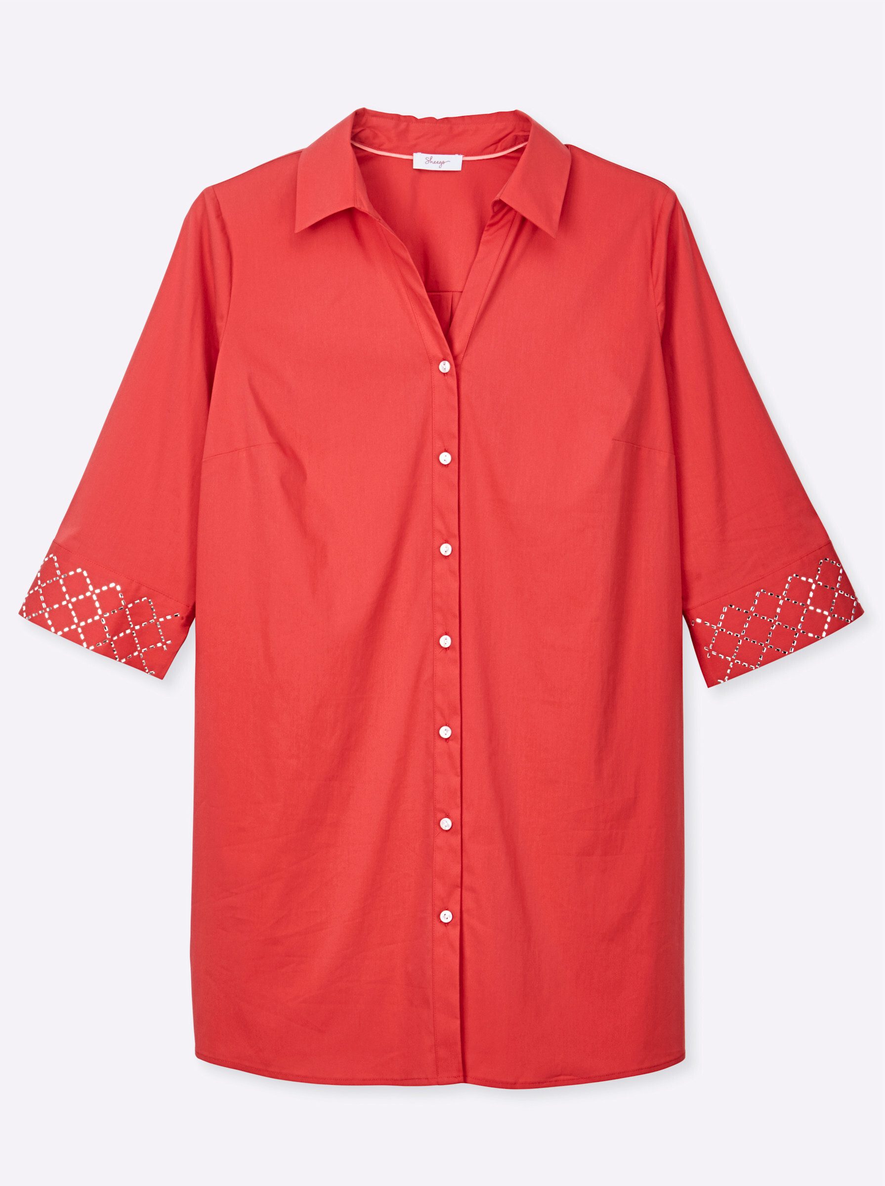 Klassische Bluse 3/4-Arm-Bluse 3/4-Arm