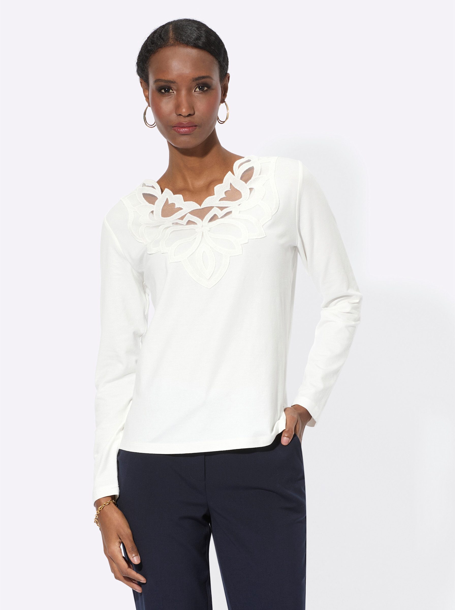 creation L T-Shirt Langarmshirt . günstig online kaufen