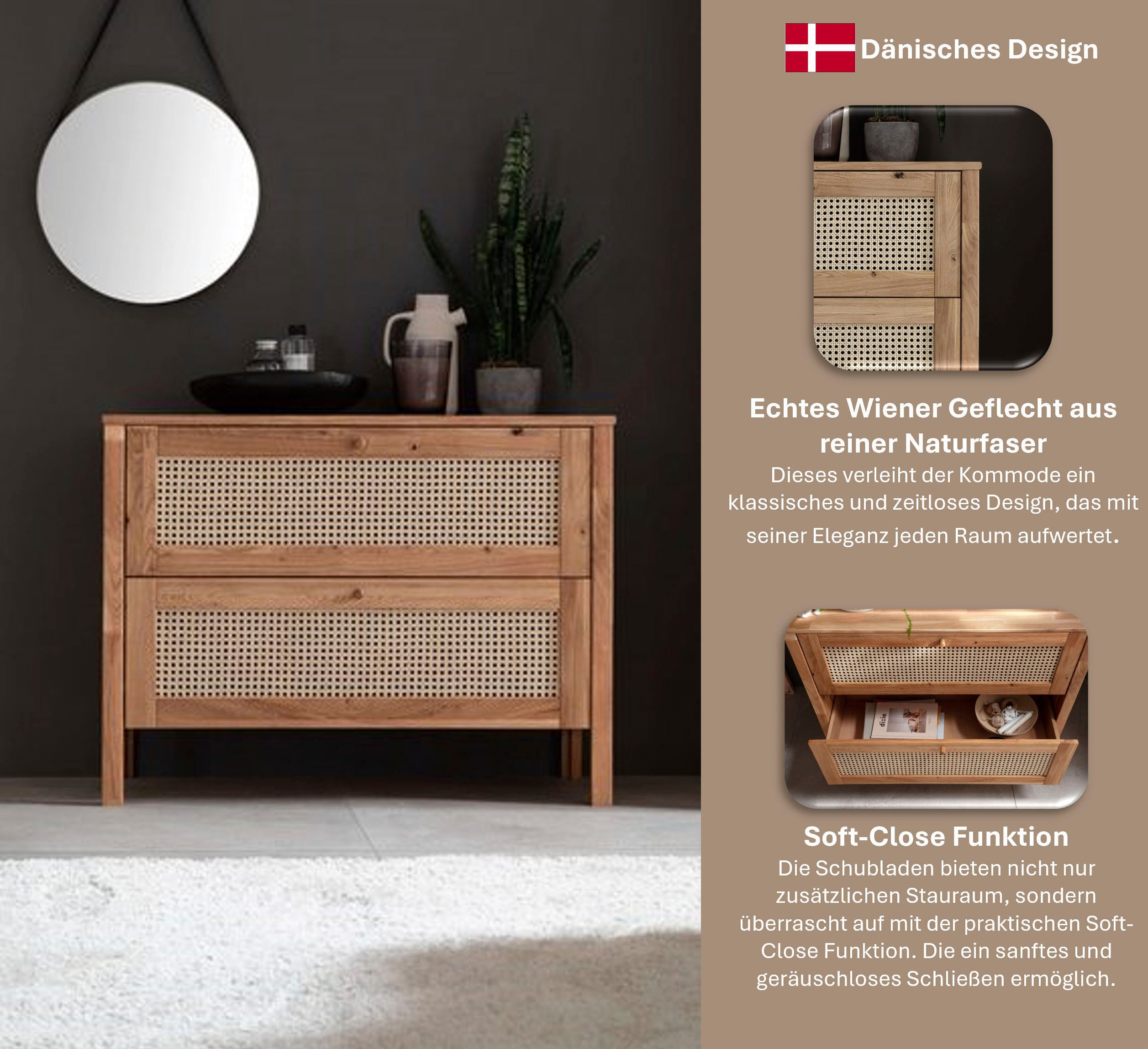 Home affaire Nachtkonsole Hällevik Nachtkonsole, Nachtkommode in hochwertig günstig online kaufen