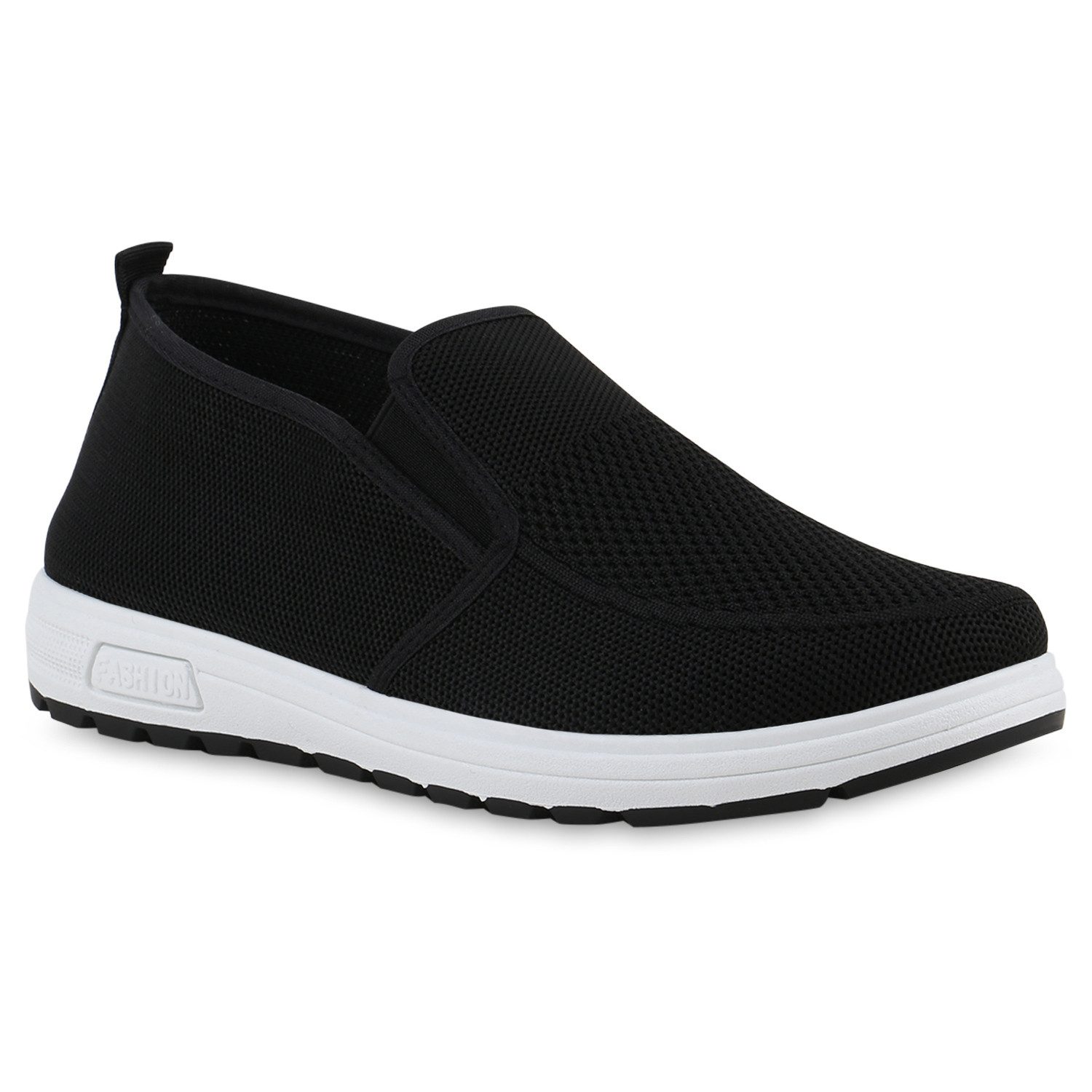 VAN HILL 841706 Laufschuh Herren Slip Ons Sportschuhe Sportliche Strick Pro günstig online kaufen