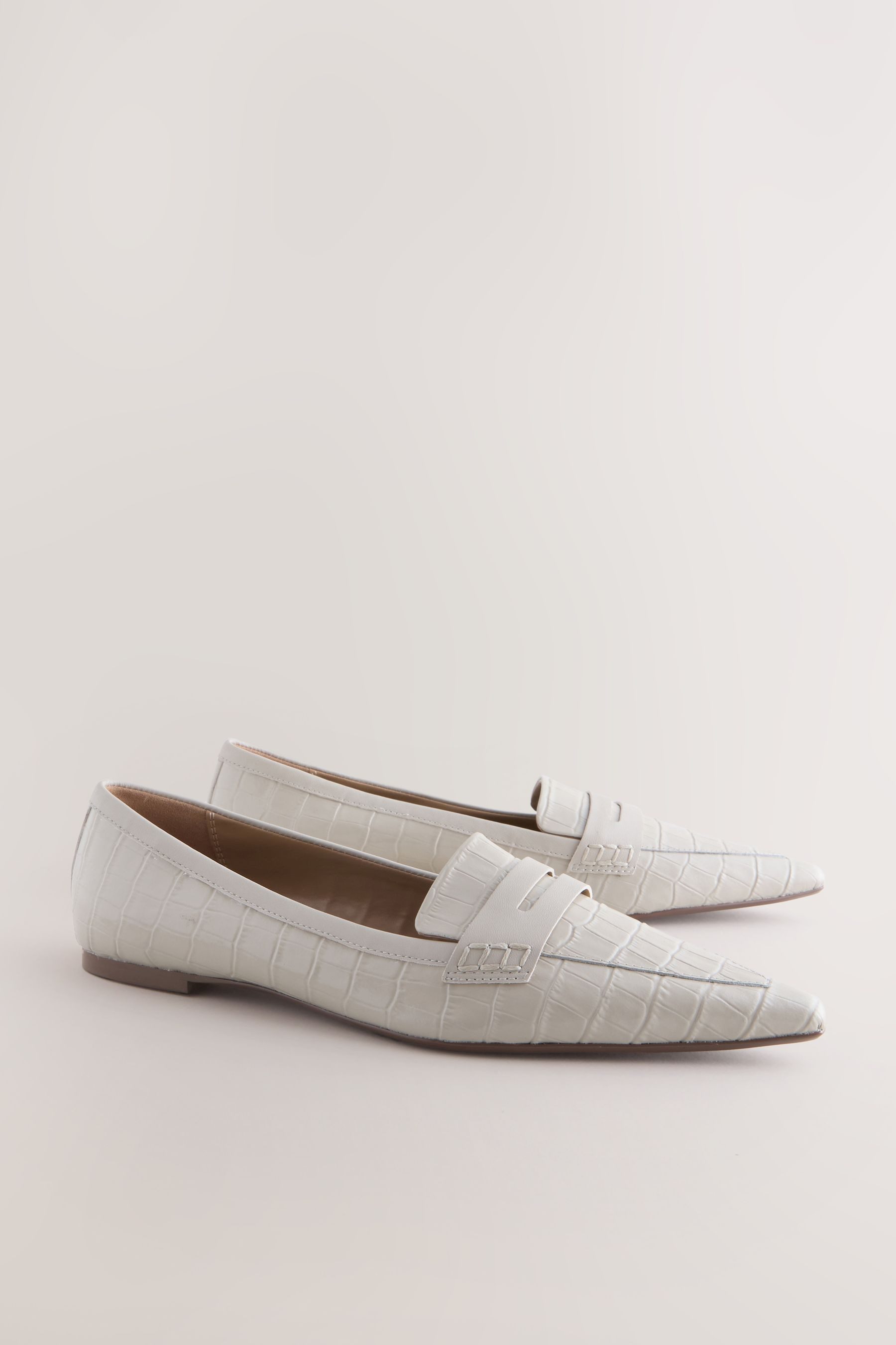 Next Forever Comfort® Spitze Loafer aus Premium-Leder Loafer (1-tlg) günstig online kaufen