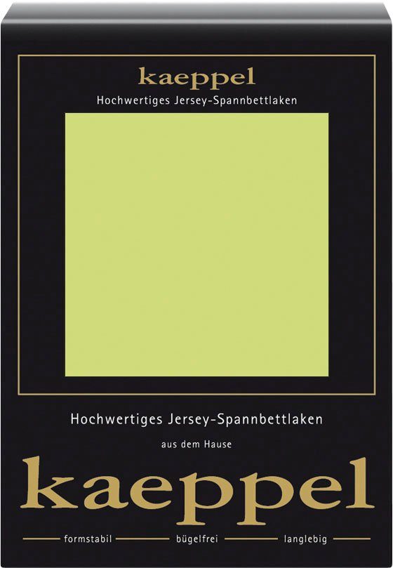 Kaeppel Spannbettlaken Single Jersey Mako Elasthan, günstig online kaufen