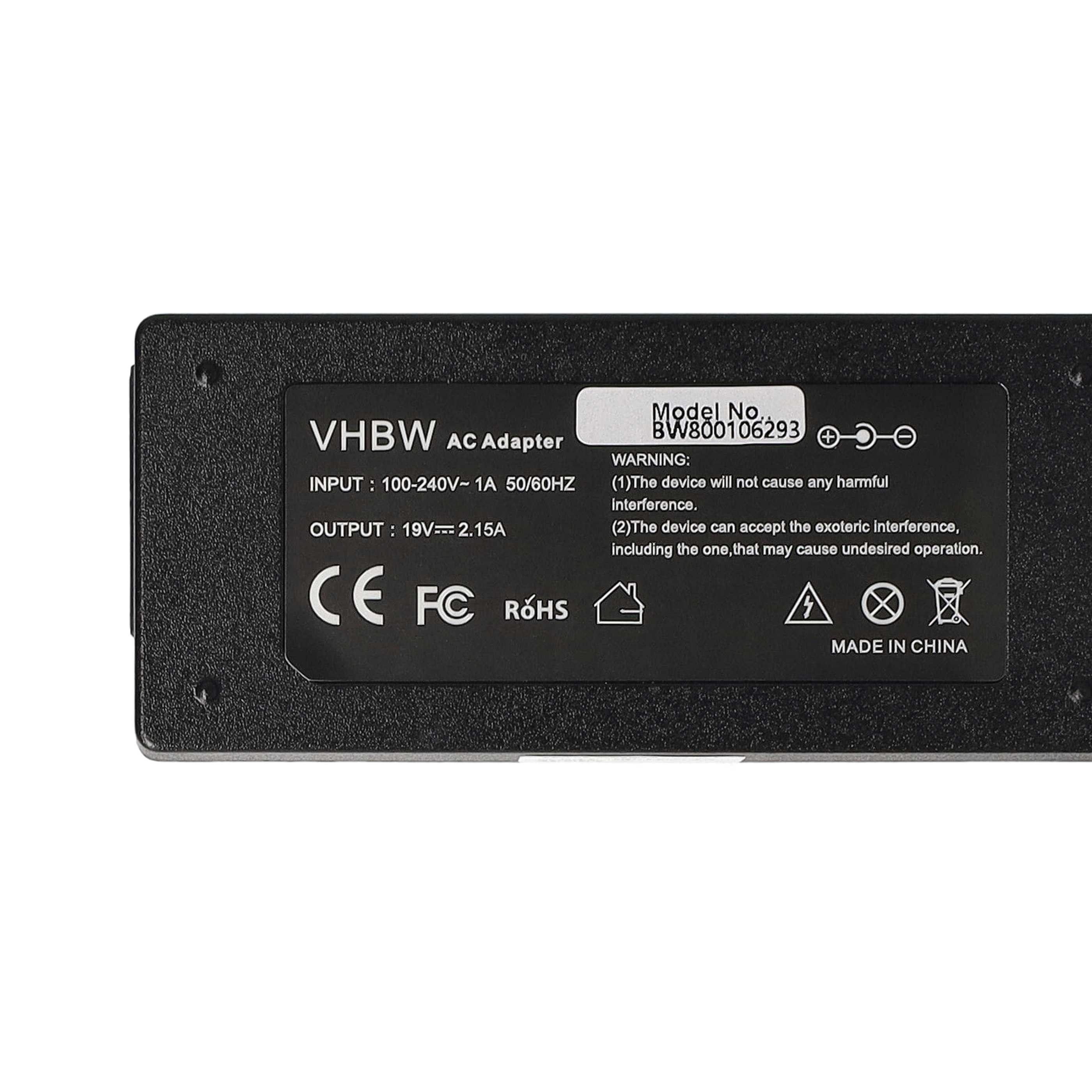 vhbw Netzteil Ersatz für Acer A045R016L, A13-045N2A, ADP-45HE BB, ADP-40TH Notebook-Ladegerät – Bild 5 von 5