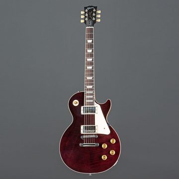 Gibson E-Gitarre, Les Paul Standard 50s Custom Color Figured Translucent Oxblood - Sin